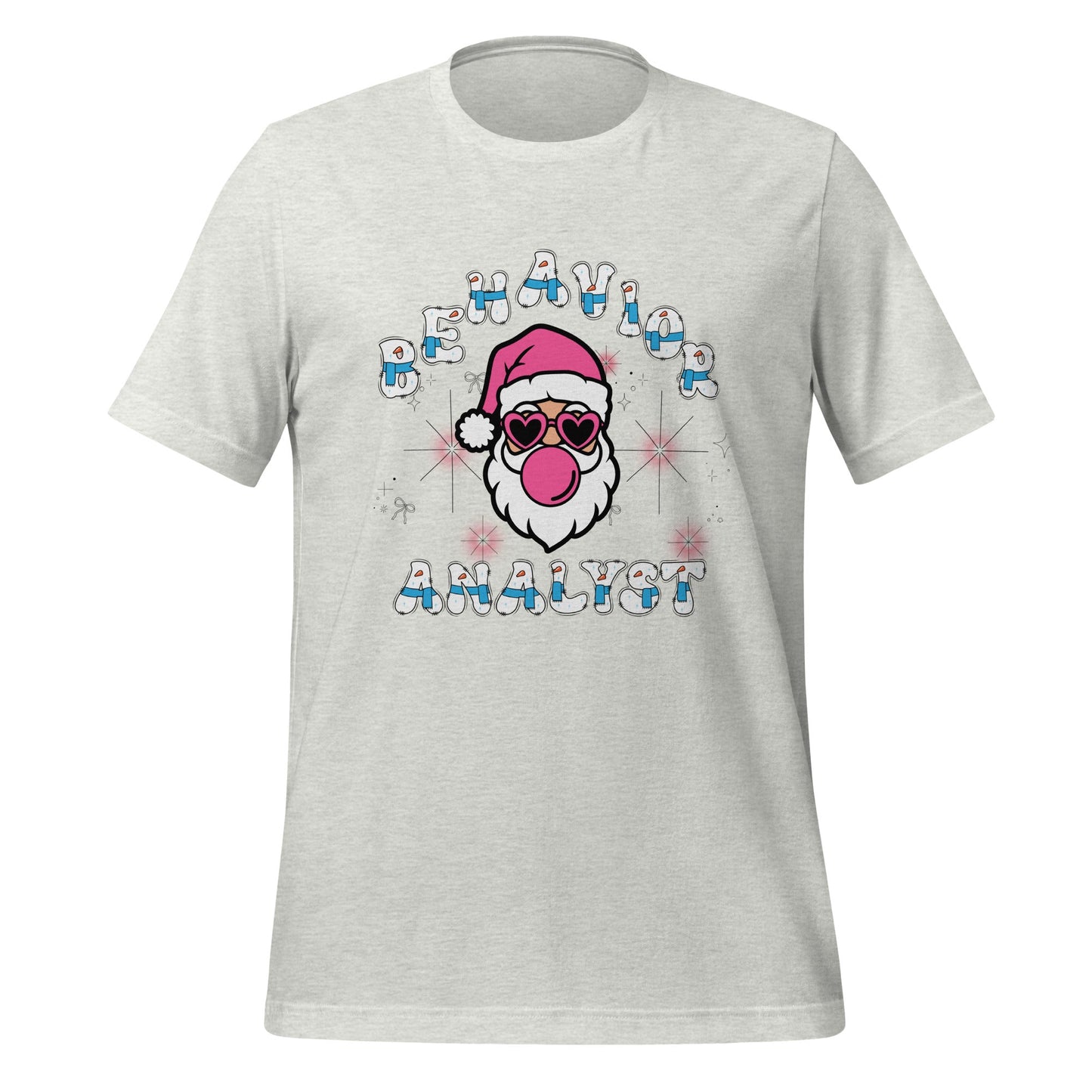 Funny Behavior Analyst Christmas Santa Unisex Tee Affordable ABA Materials