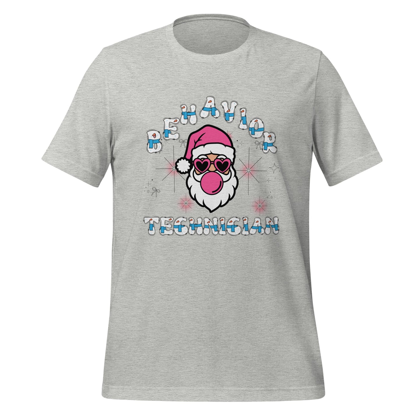 Funny Behavior Technician Christmas Santa Tee Unisex t-shirt Affordable ABA Materials