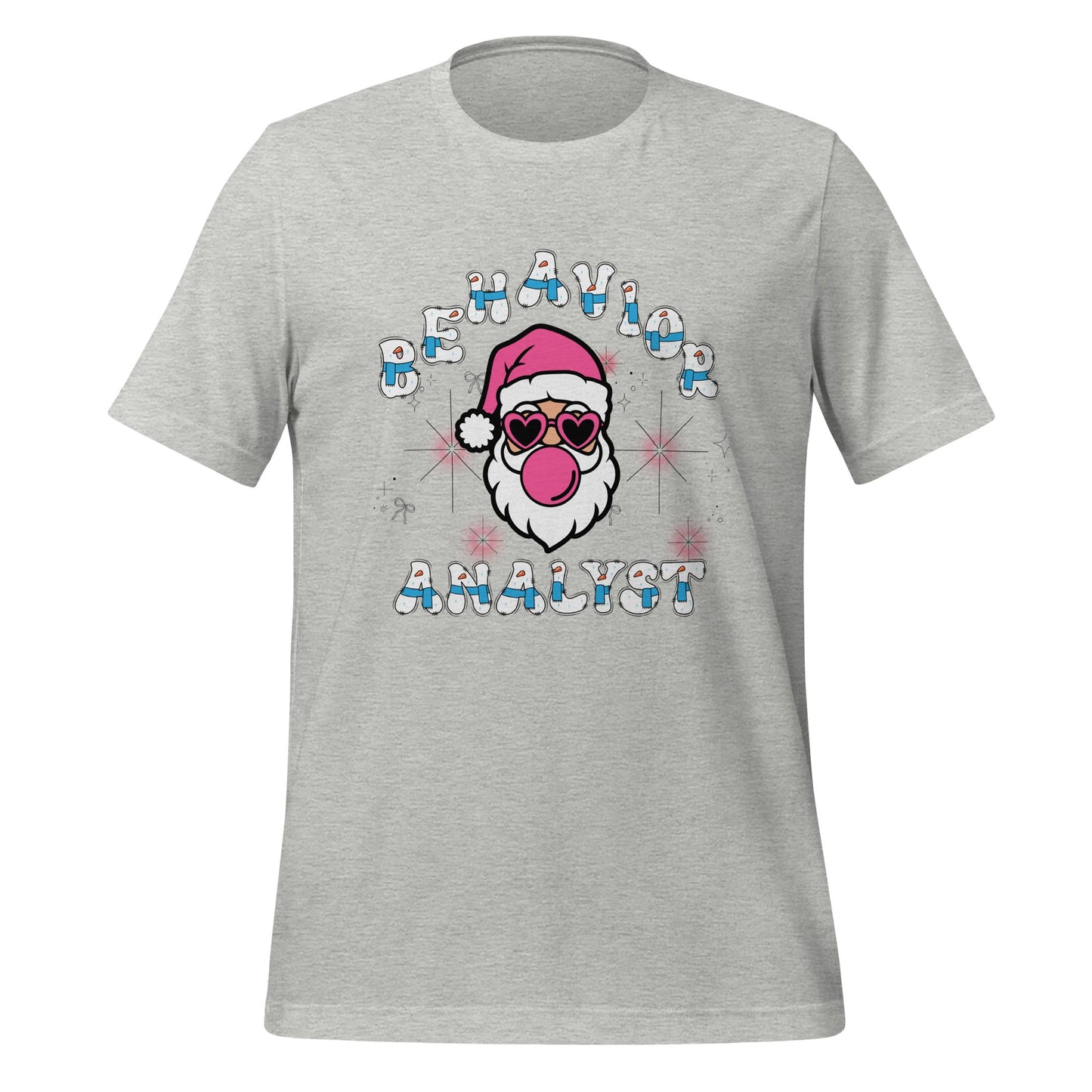 Funny Behavior Analyst Christmas Santa Unisex Tee Affordable ABA Materials