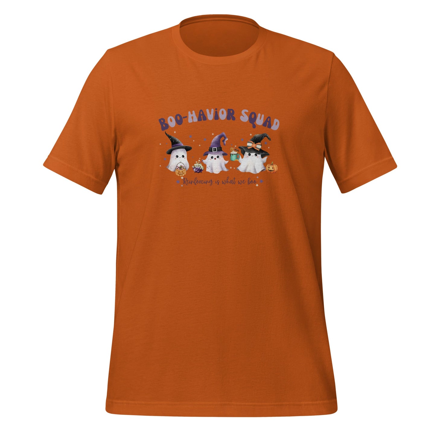 ABA Team Halloween T-Shirt- Cute Boo-havior Squad Unisex t-shirt Affordable ABA Materials