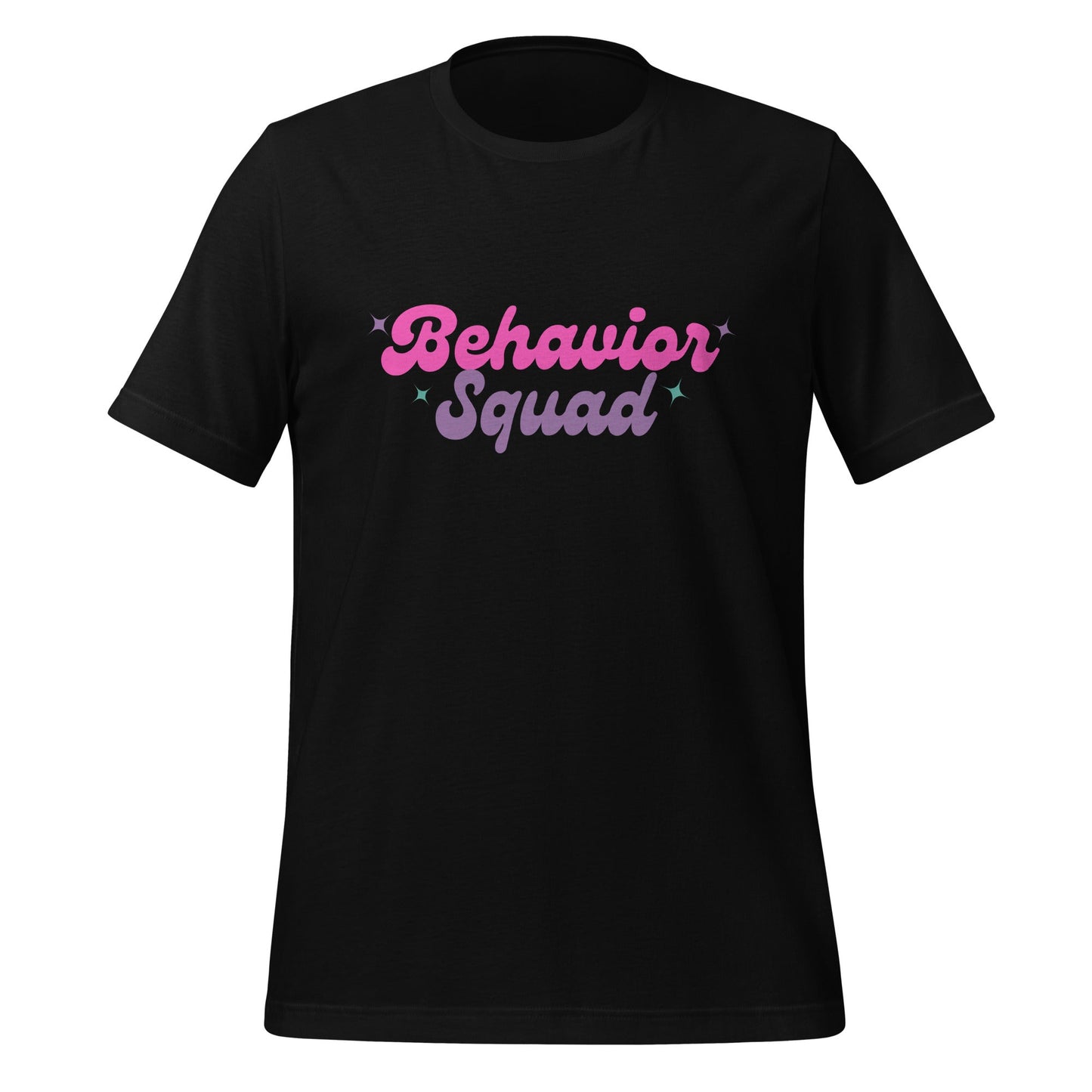 Behavior Squad ABA Team T-Shirt - Customizable Name Option Unisex Fit Affordable ABA Materials