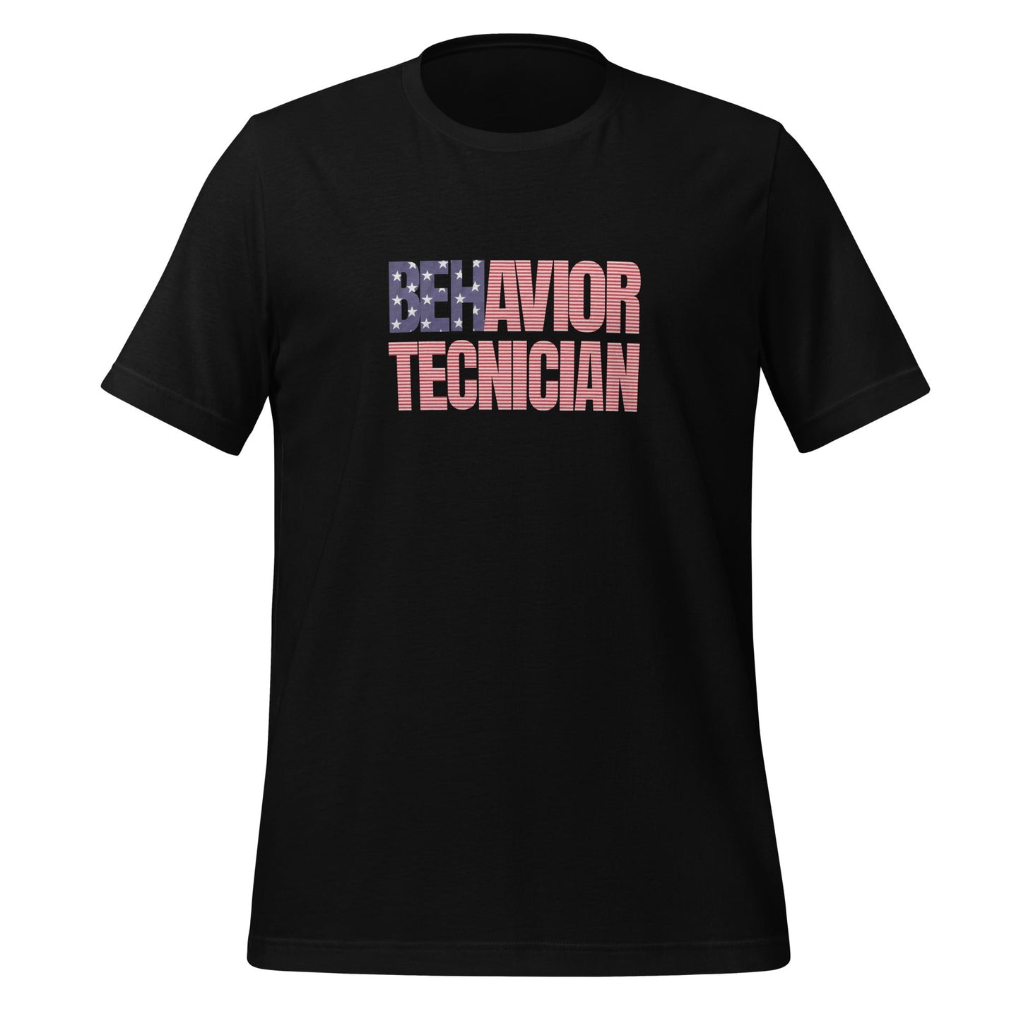 Patriotic Shirt for Behavior Technician-American Flag Inspired Shirt Affordable ABA Materials