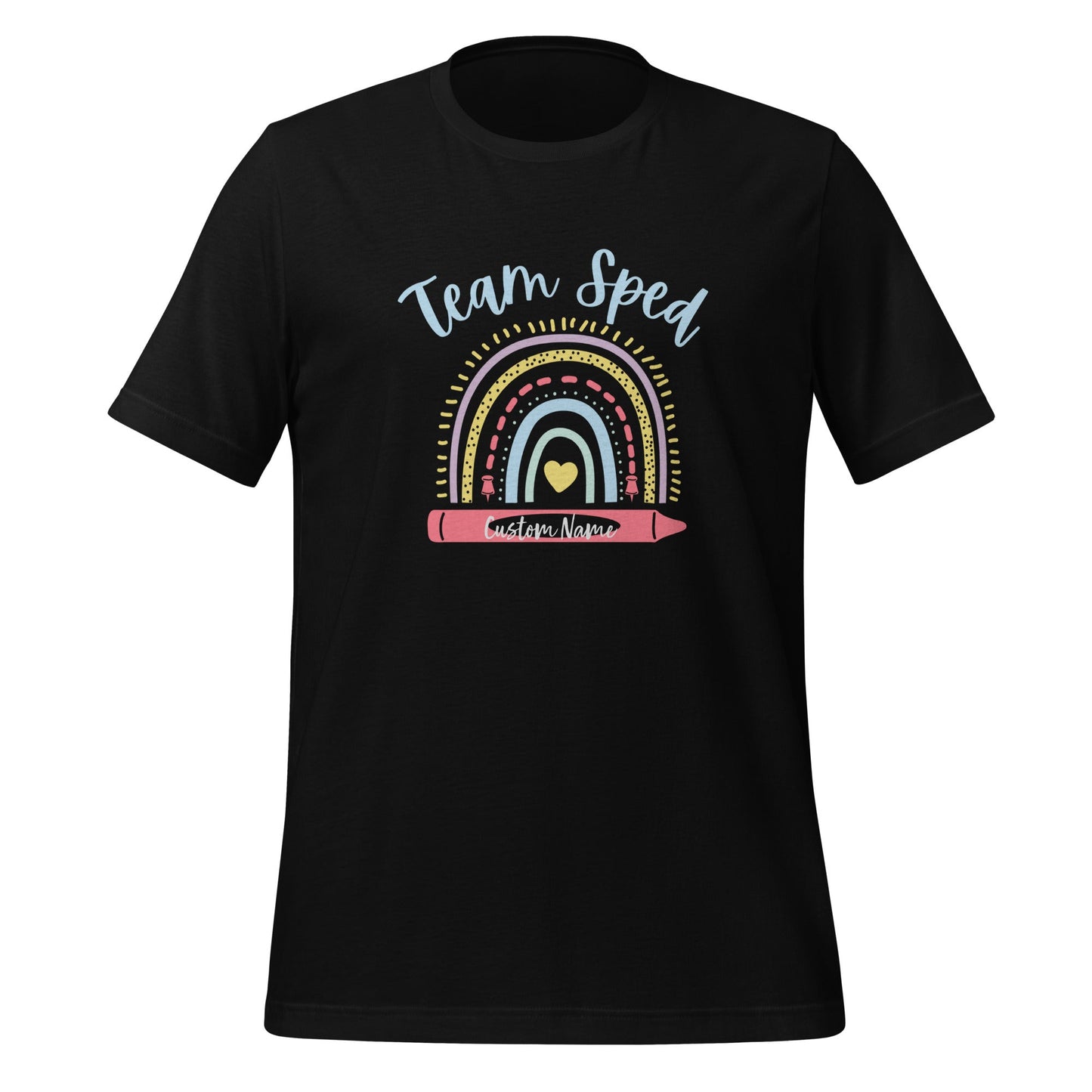 Special Education Team Shirt: 'Team Sped' Personalized Tee Unisex Fit Affordable ABA Materials