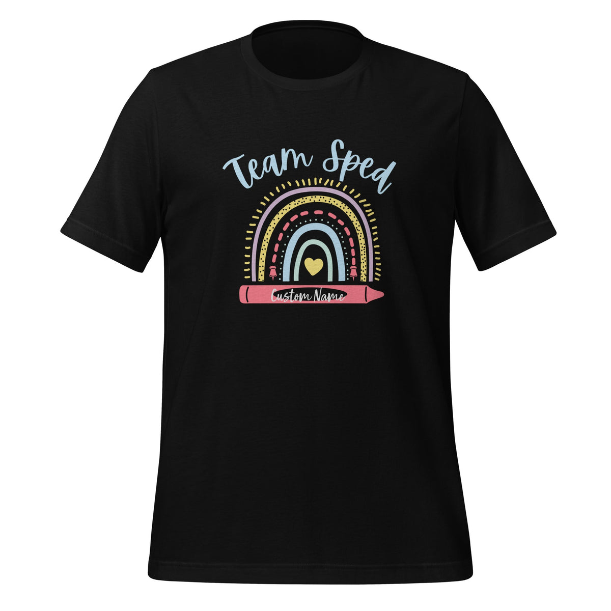 Special Education Team Shirt: 'Team Sped' Personalized Tee Unisex Fit Affordable ABA Materials