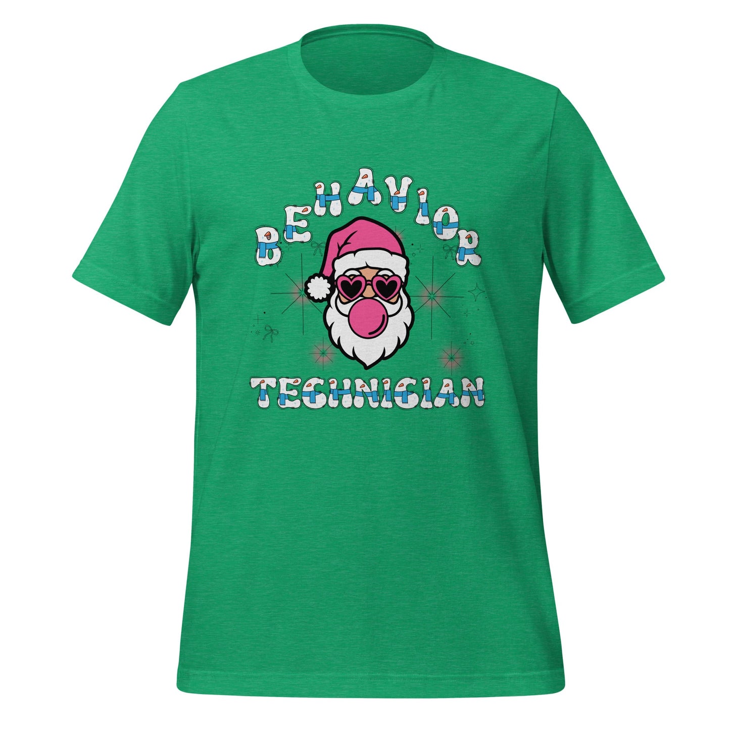 Funny Behavior Technician Christmas Santa Tee Unisex t-shirt Affordable ABA Materials