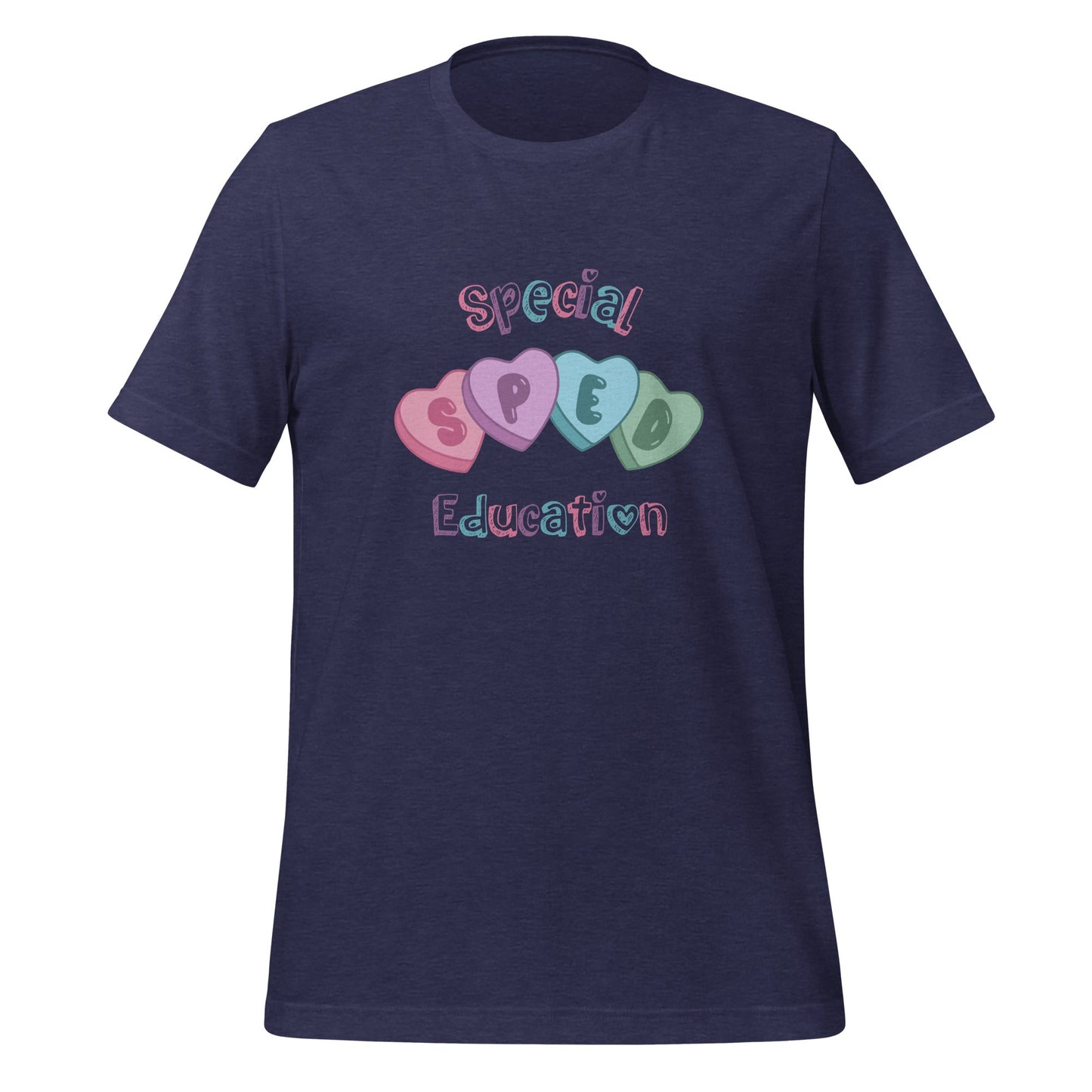 Valentine's Day SPED Hearts Unisex T-Shirt for Special Educators Affordable ABA Materials