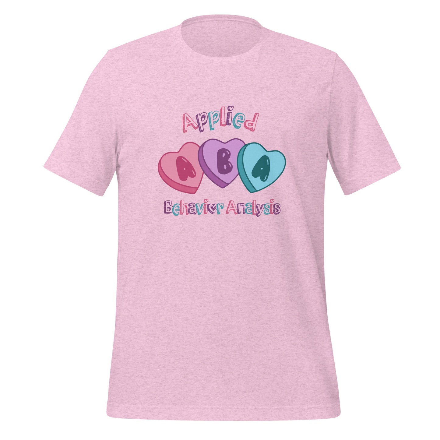 ABA Hearts Valentines Day Tee - Unisex T-Shirt for BCBAs and RBTs Affordable ABA Materials