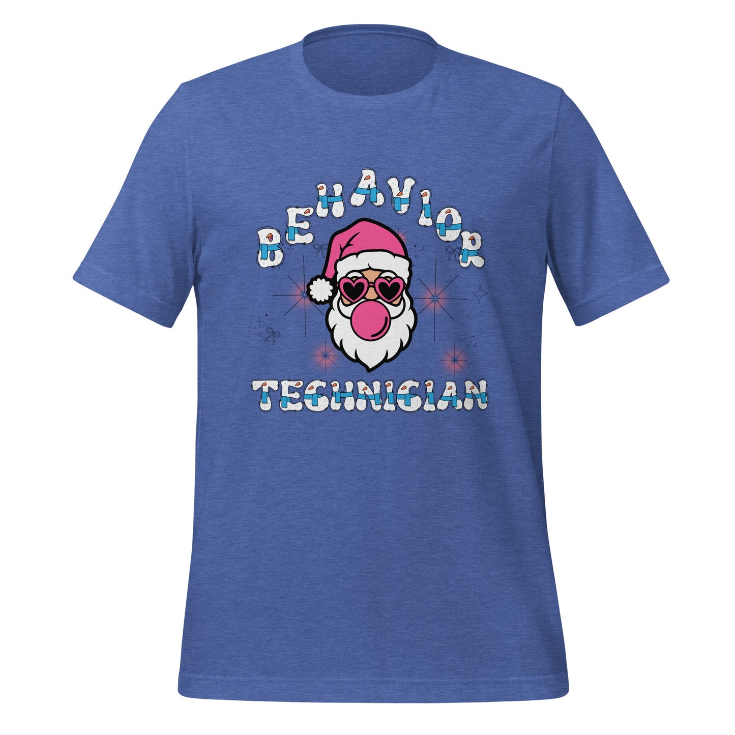 Funny Behavior Technician Christmas Santa Tee Unisex t-shirt Affordable ABA Materials