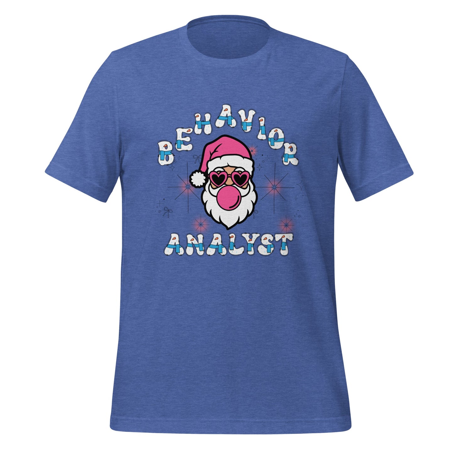 Funny Behavior Analyst Christmas Santa Unisex Tee Affordable ABA Materials