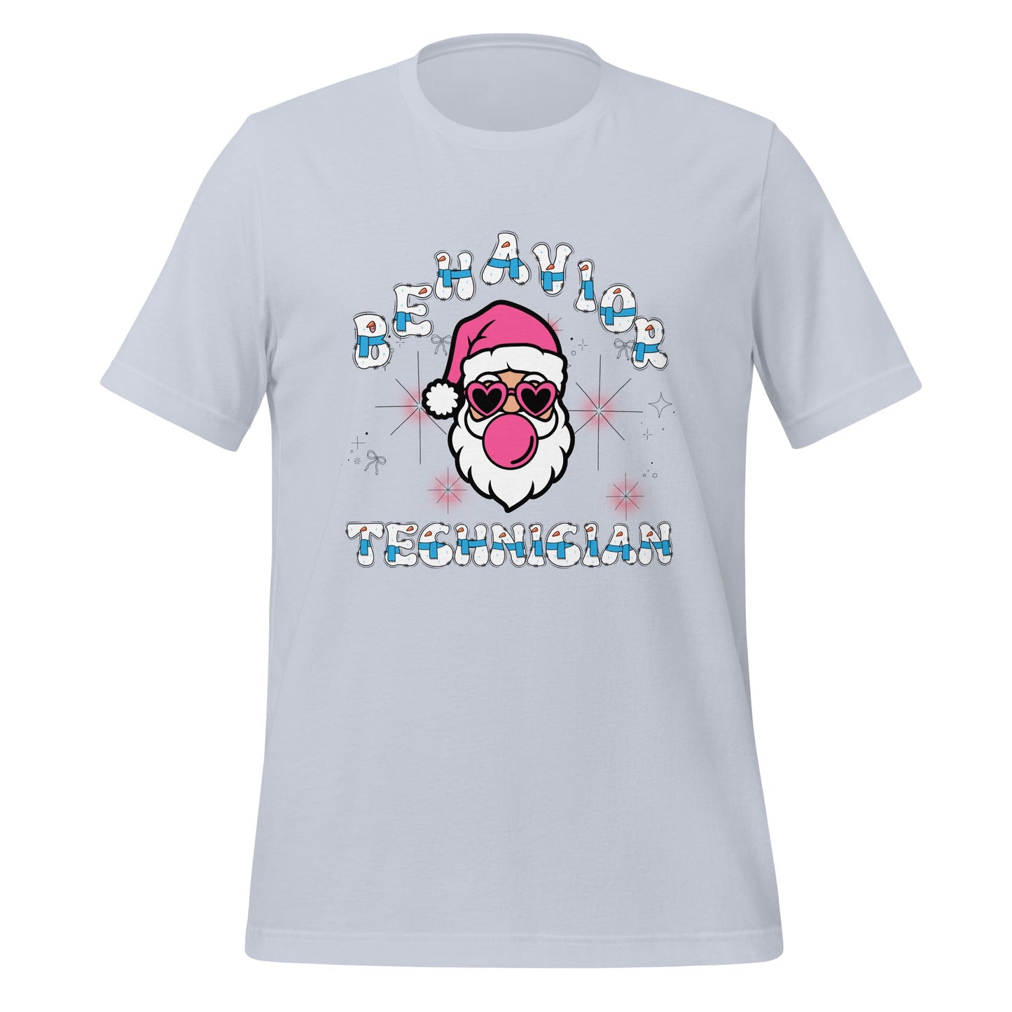 Funny Behavior Technician Christmas Santa Tee Unisex t-shirt Affordable ABA Materials