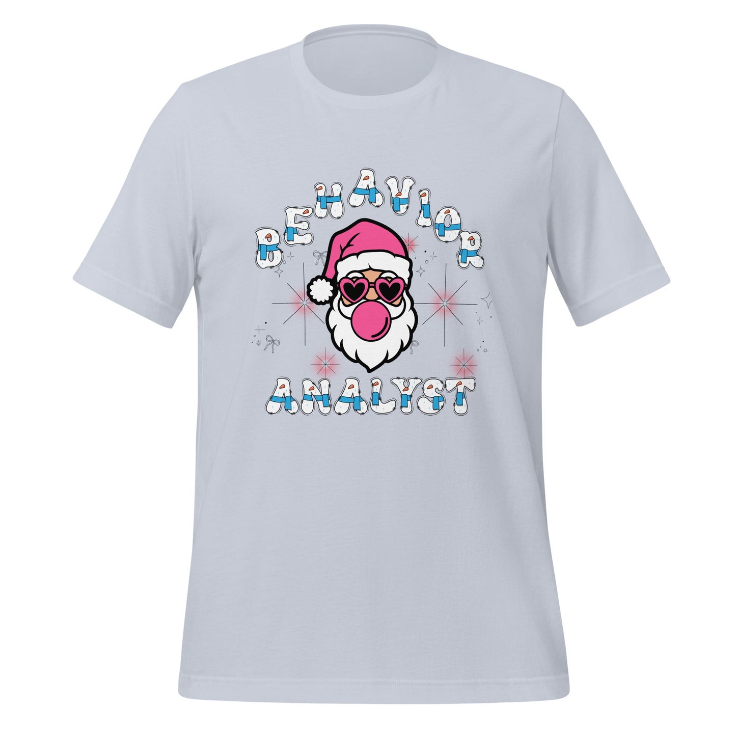 Funny Behavior Analyst Christmas Santa Unisex Tee Affordable ABA Materials
