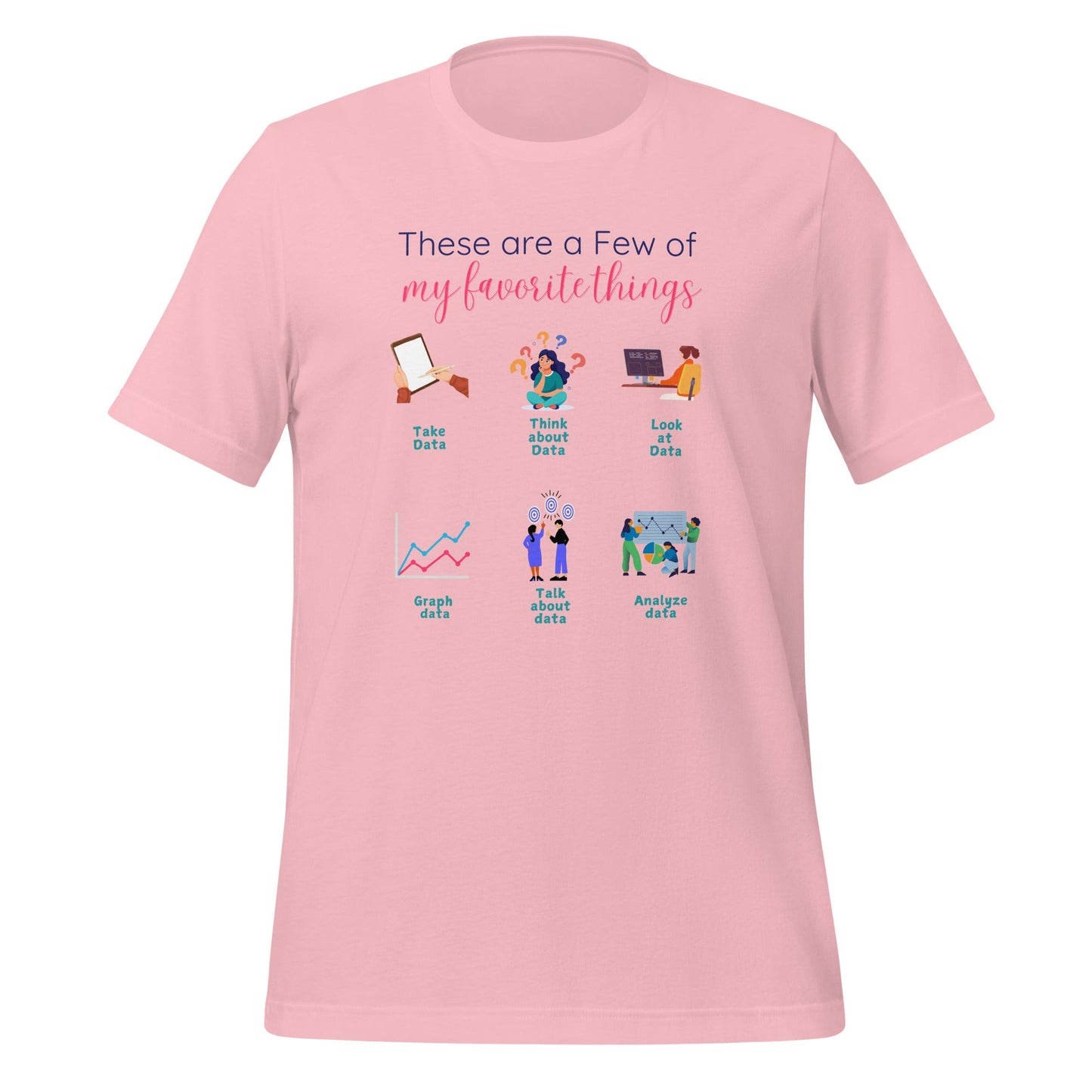 Funny ABA Shirt-Favorite Things Data Analysis Edition-Shirt - BCBA & RBT Humor Affordable ABA Materials