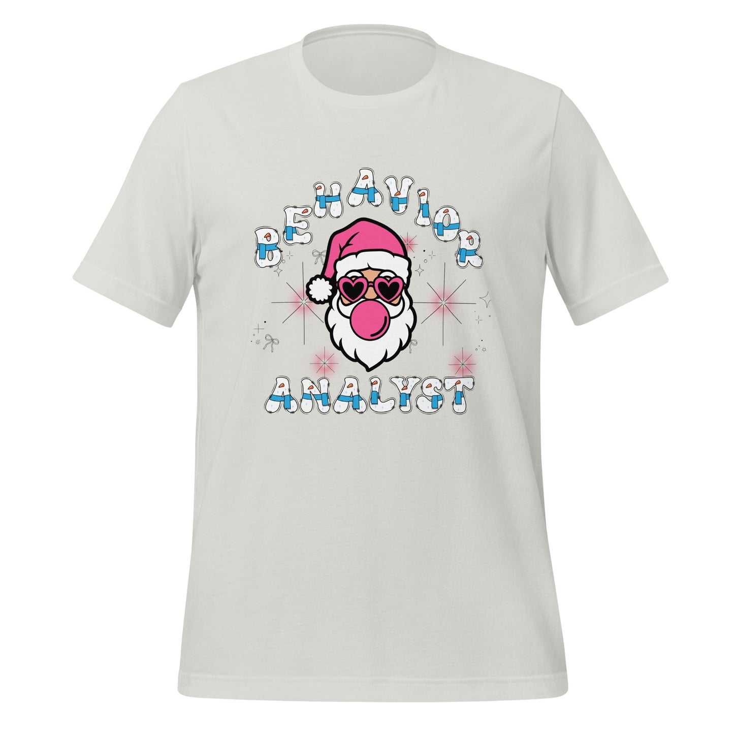 Funny Behavior Analyst Christmas Santa Unisex Tee Affordable ABA Materials