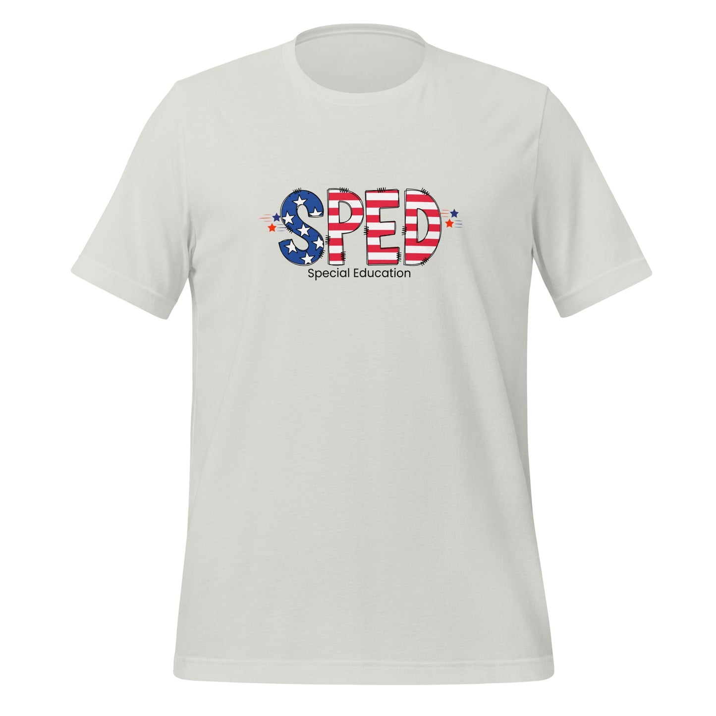 Patriotic Shirt for Special Educators-Celebrate Independence Day in Style with this Red White and Blue Unisex Shirt Affordable ABA Materials