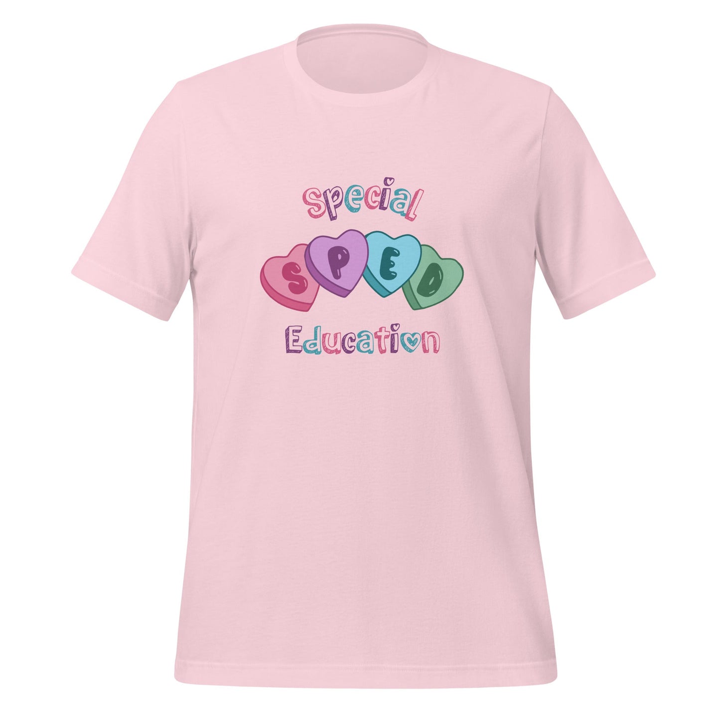 Valentine's Day SPED Hearts Unisex T-Shirt for Special Educators Affordable ABA Materials