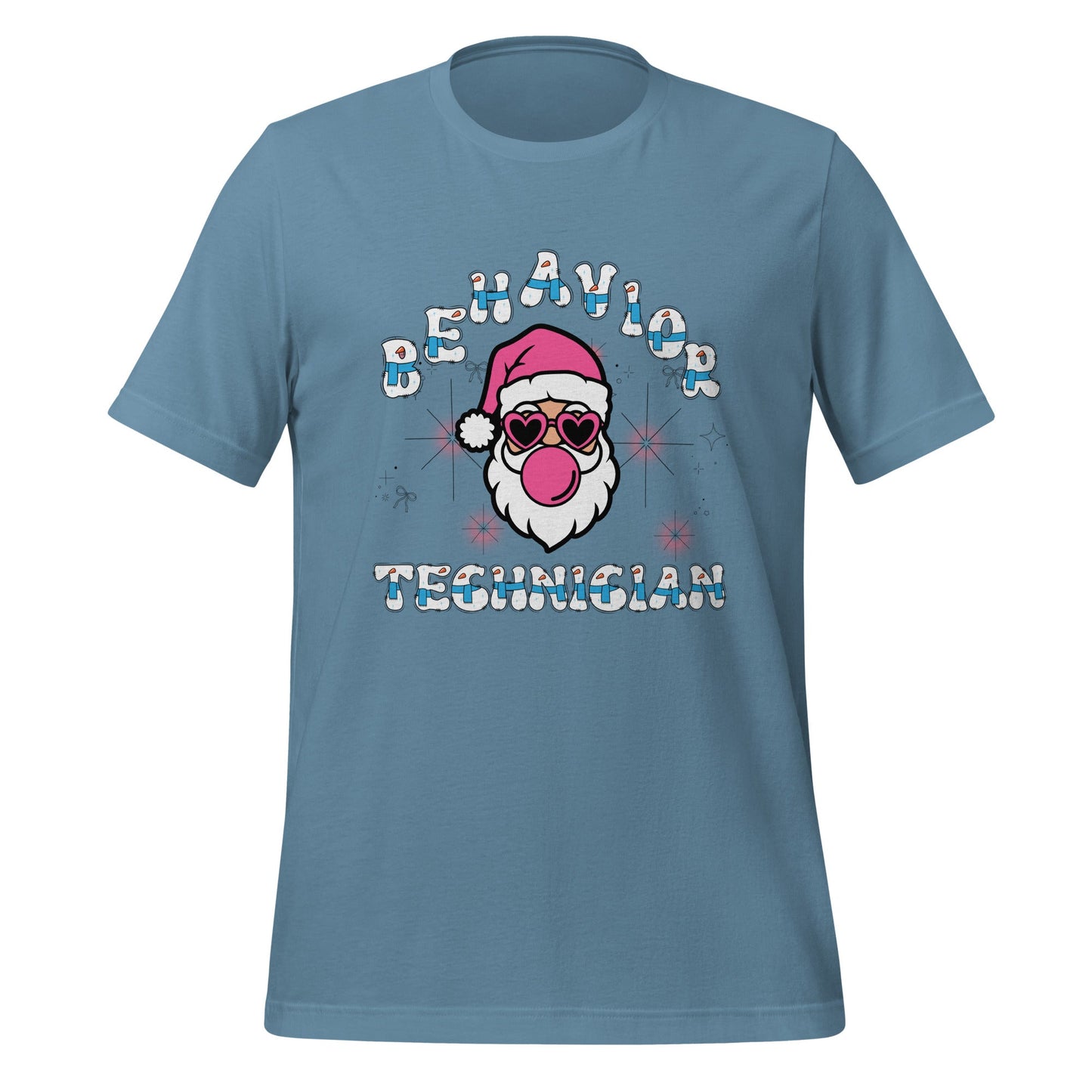 Funny Behavior Technician Christmas Santa Tee Unisex t-shirt Affordable ABA Materials
