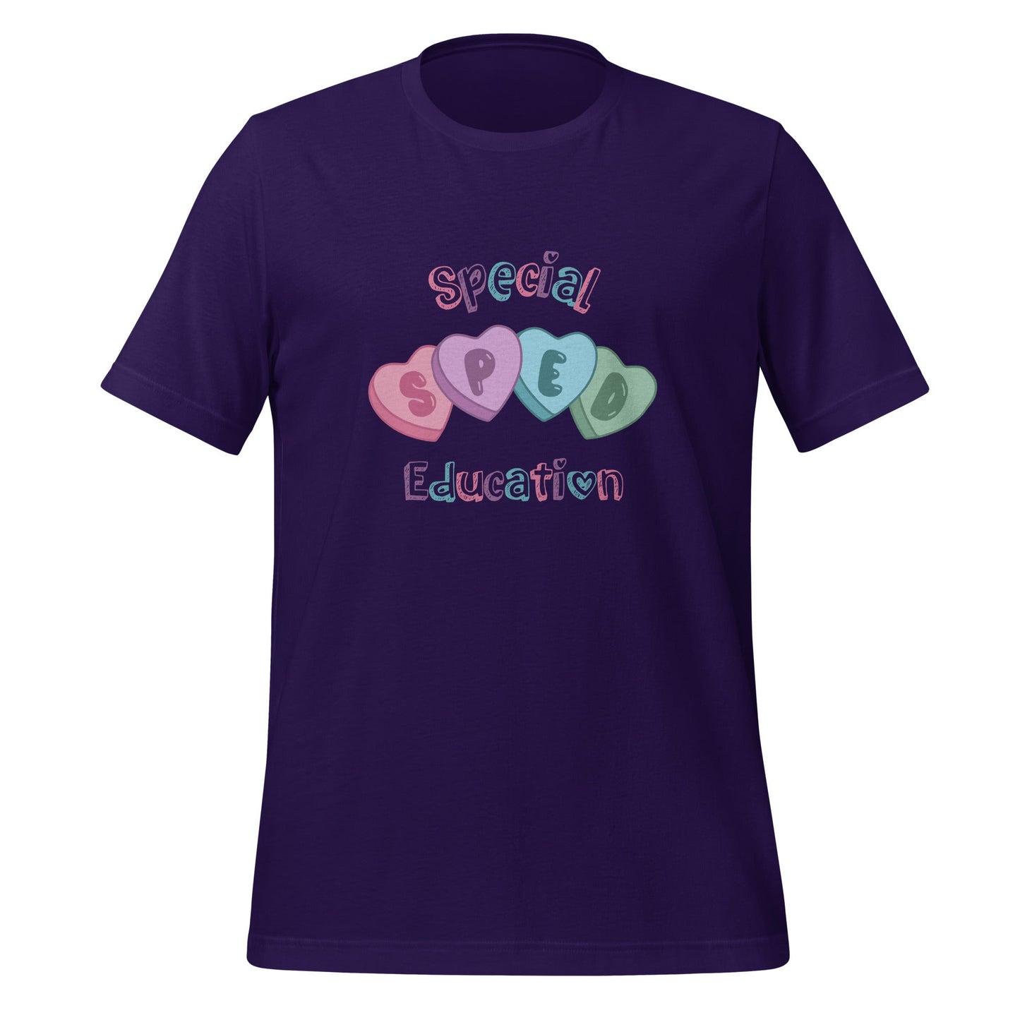 Valentine's Day SPED Hearts Unisex T-Shirt for Special Educators Affordable ABA Materials