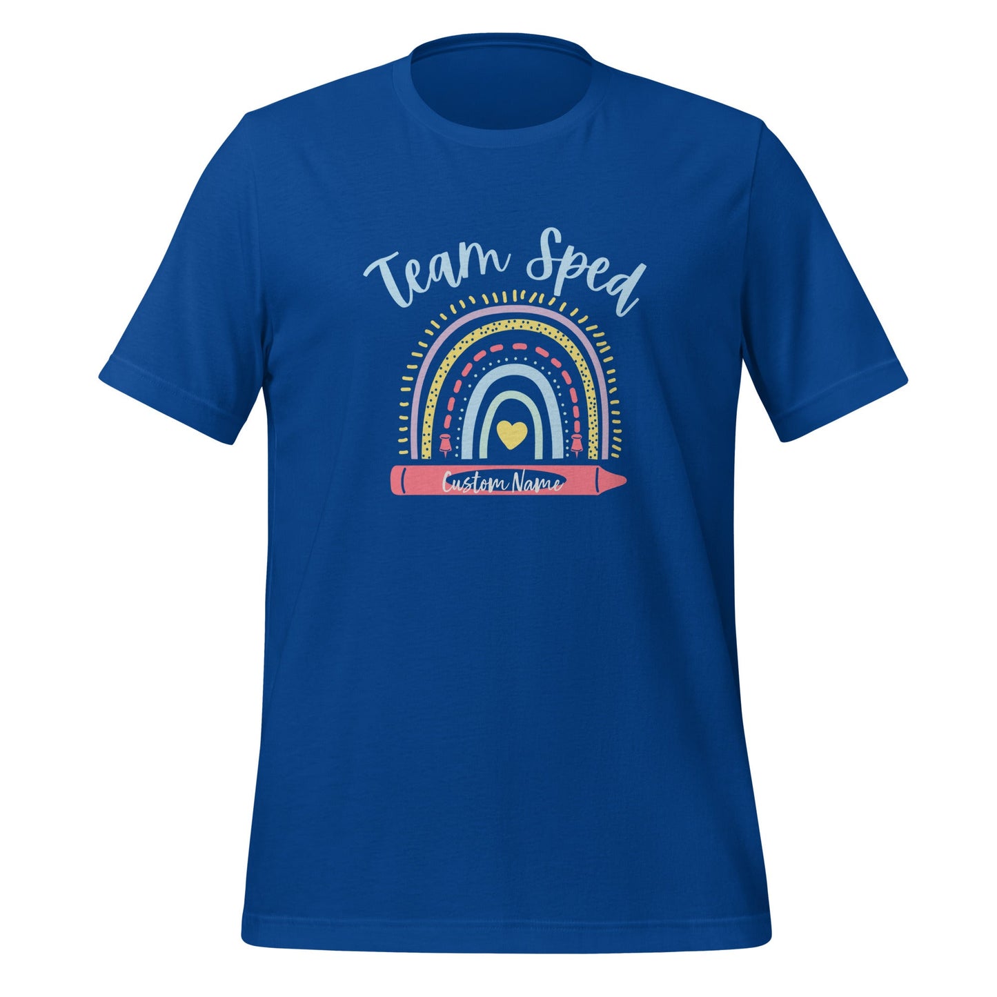 Special Education Team Shirt: 'Team Sped' Personalized Tee Unisex Fit Affordable ABA Materials