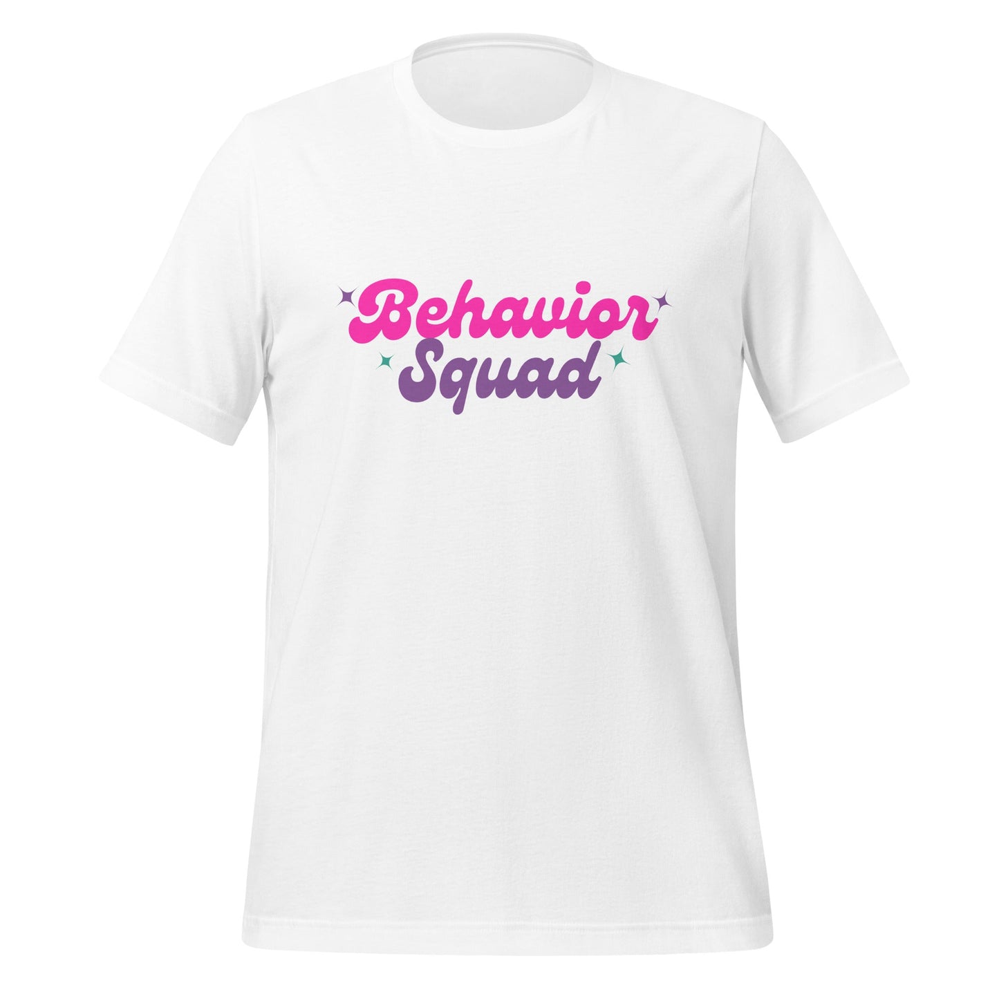 Behavior Squad ABA Team T-Shirt - Customizable Name Option Unisex Fit Affordable ABA Materials