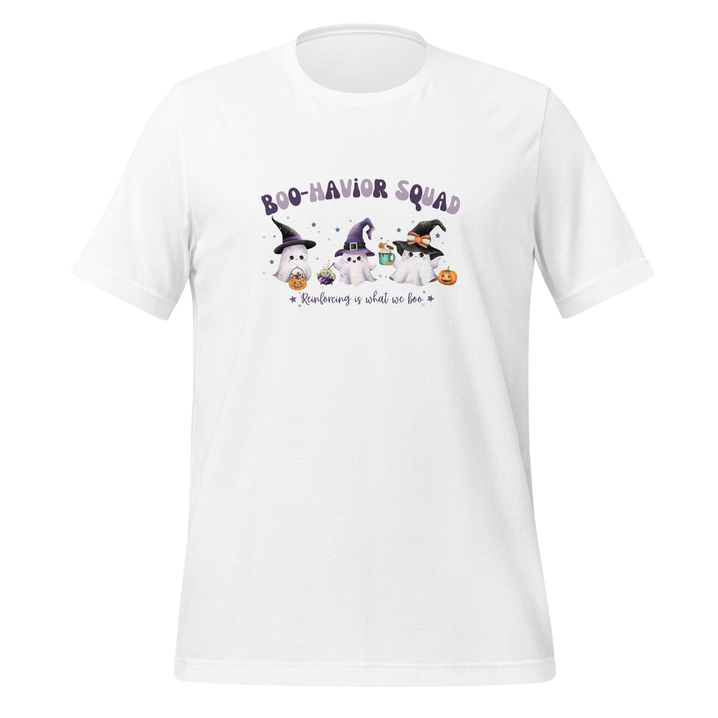 ABA Team Halloween T-Shirt- Cute Boo-havior Squad Unisex t-shirt Affordable ABA Materials