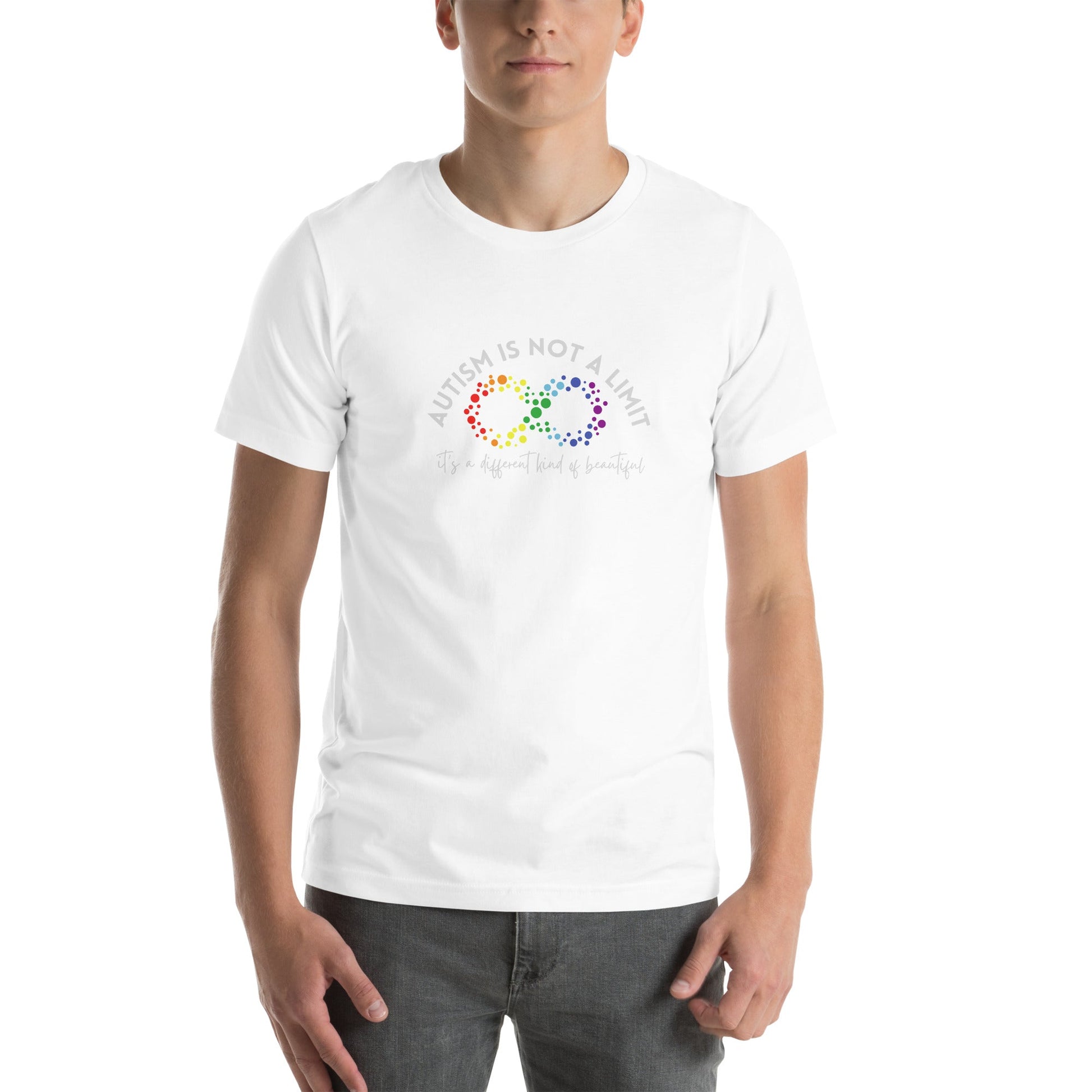Unisex Autism Acceptance T-Shirt – "A Different Kind of Beautiful" Affordable ABA Materials