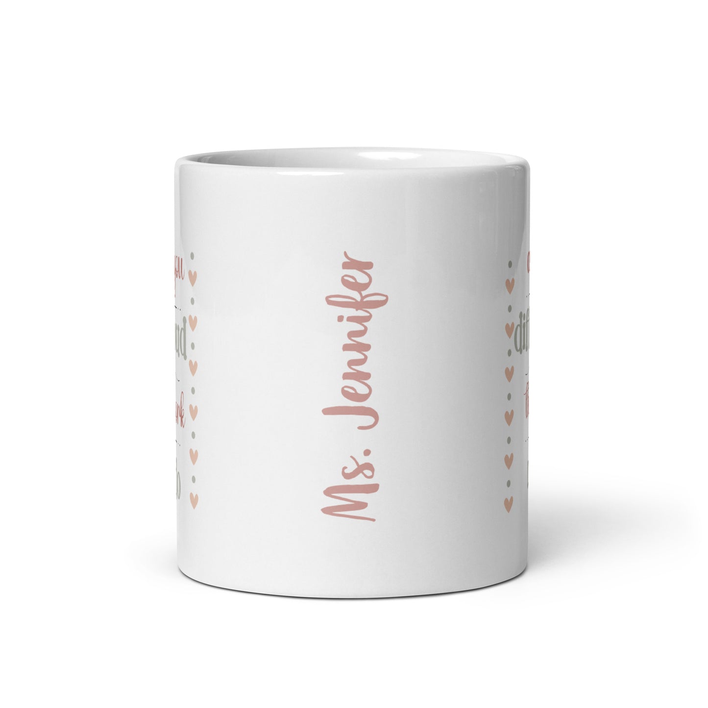 Personalized Ceramic Mug - "Proud of the Work You Do" Message for ABA Professional, Therapist, or Teacher Affordable ABA Materials