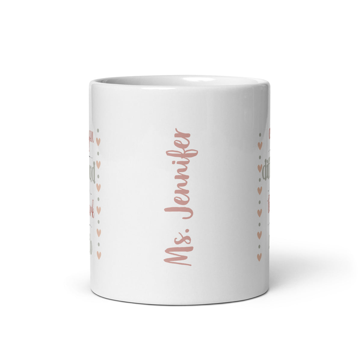 Personalized Ceramic Mug - "Proud of the Work You Do" Message for ABA Professional, Therapist, or Teacher Affordable ABA Materials