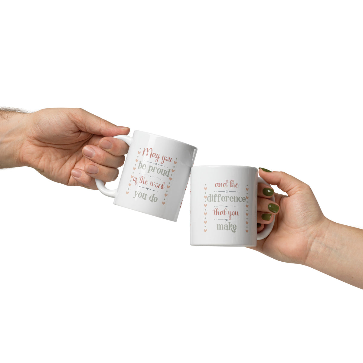 Personalized Ceramic Mug - "Proud of the Work You Do" Message for ABA Professional, Therapist, or Teacher Affordable ABA Materials