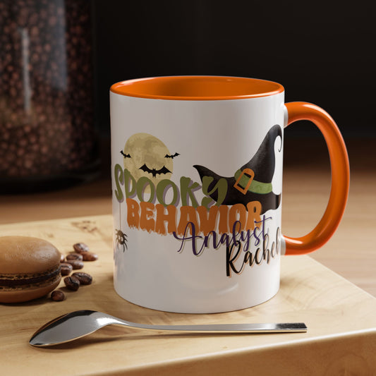 Personalized Spooky Behavior Analyst Halloween Mug – Witch Design Printify