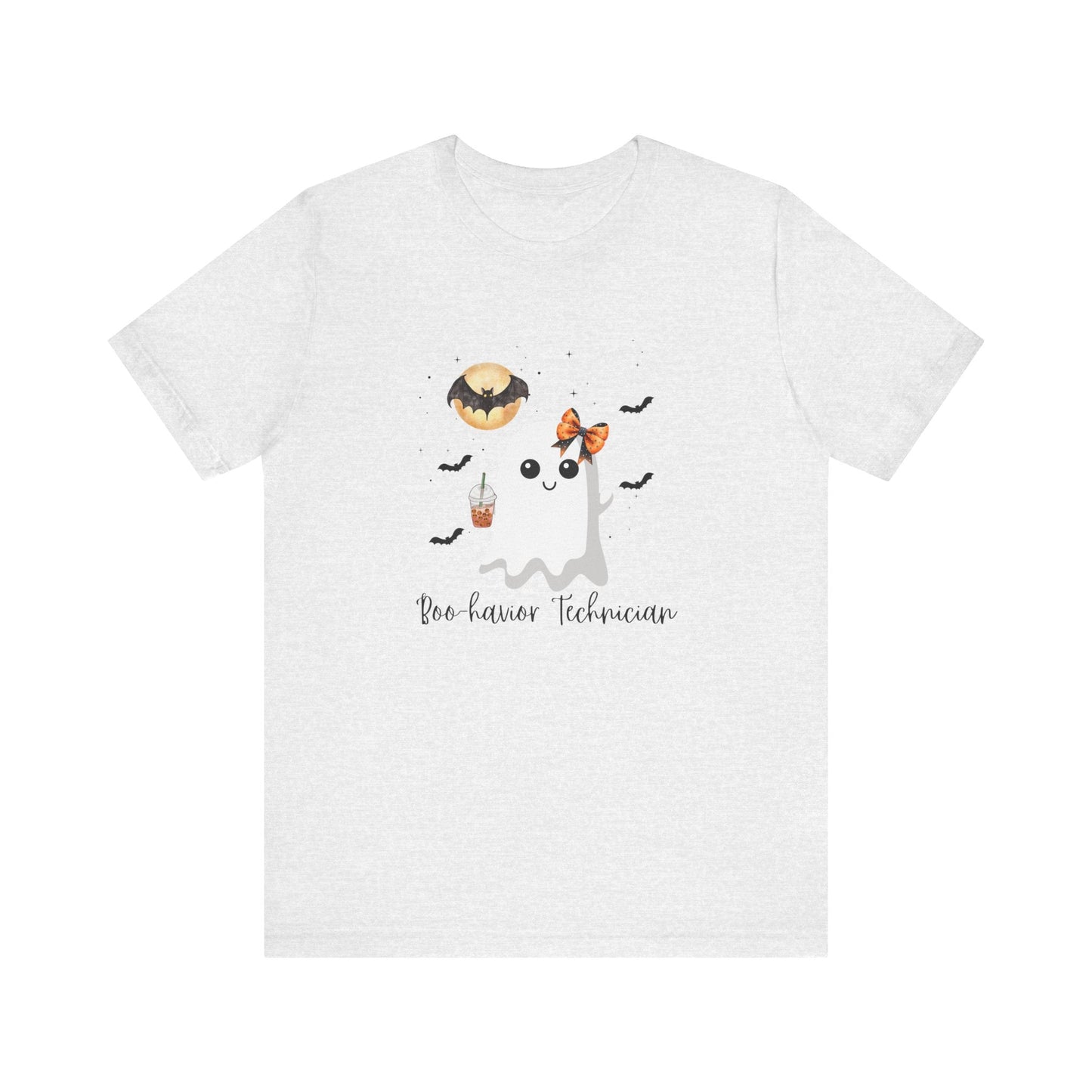 Cute Behavior Technician Halloween Ghost Shirt -"Boo-havior Technician" Unisex Shirt Printify