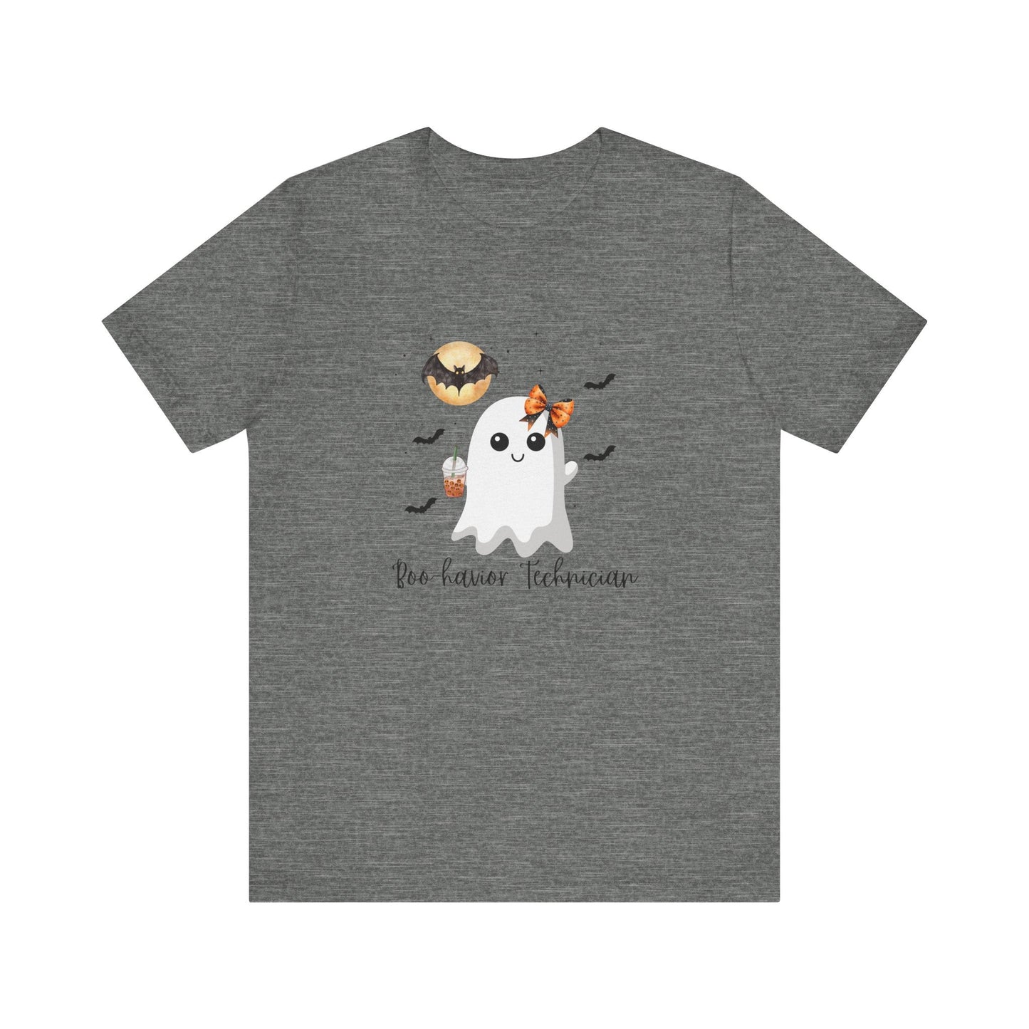 Cute Behavior Technician Halloween Ghost Shirt -"Boo-havior Technician" Unisex Shirt Printify