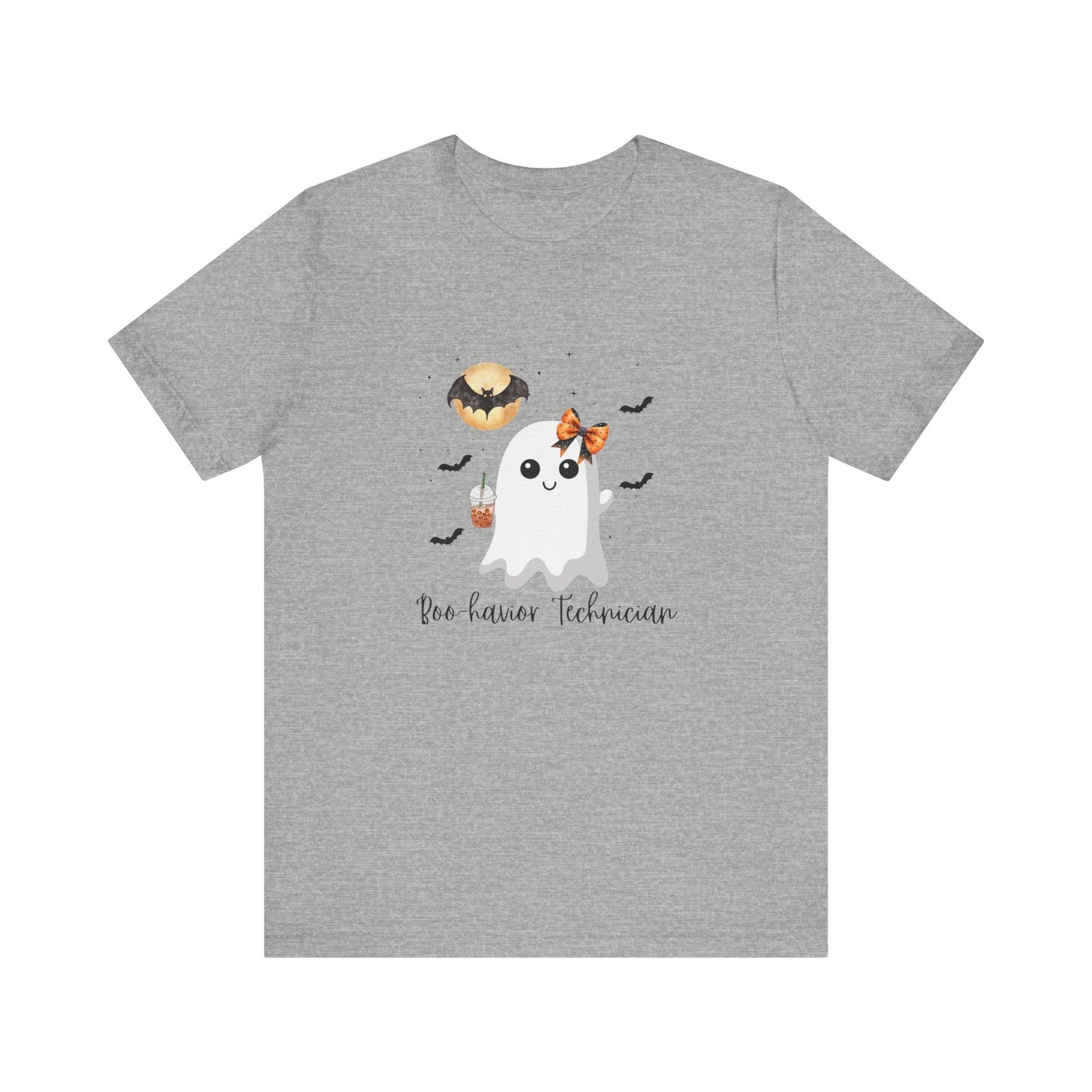 Cute Behavior Technician Halloween Ghost Shirt -"Boo-havior Technician" Unisex Shirt Printify