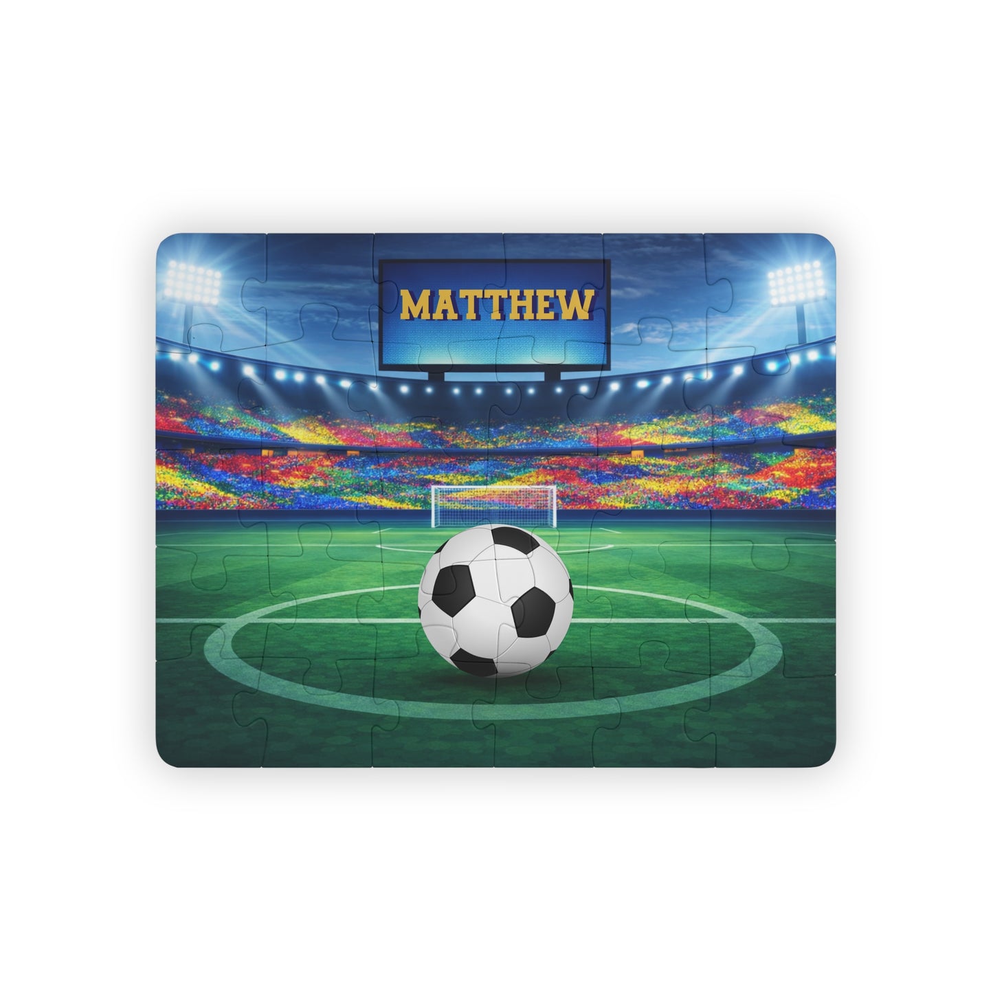 Personalized Global Soccer Stadium Name Puzzle – Custom 30-Piece Jigsaw