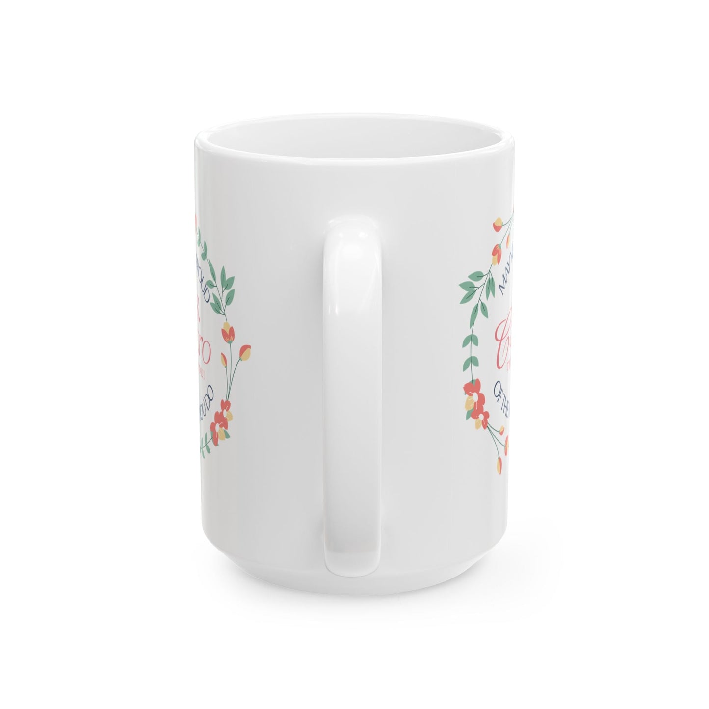 Custom Floral Name Mug  “May You Be Proud of the Work You Do” Personalized Thank-You Gift Printify