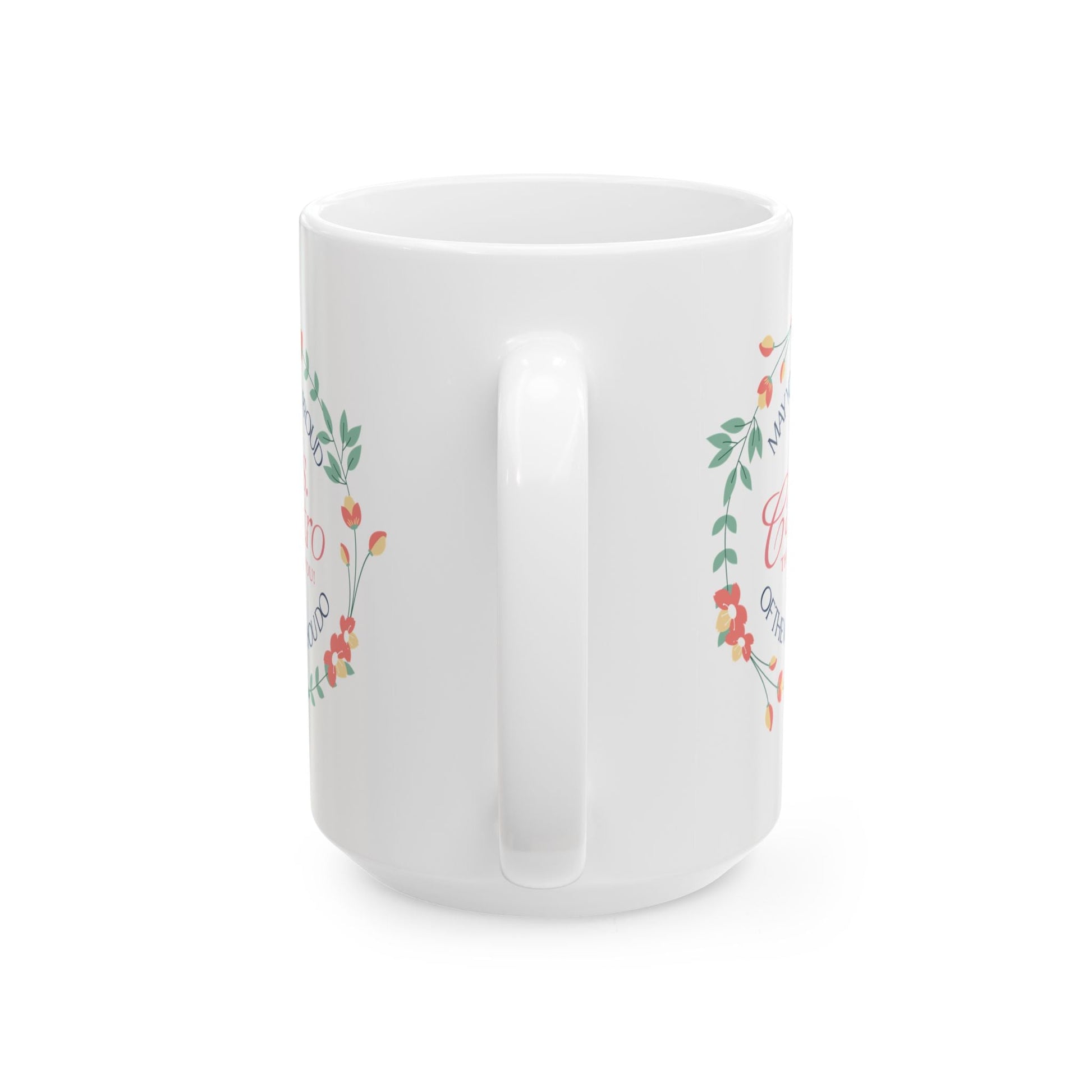 Custom Floral Name Mug  “May You Be Proud of the Work You Do” Personalized Thank-You Gift Printify