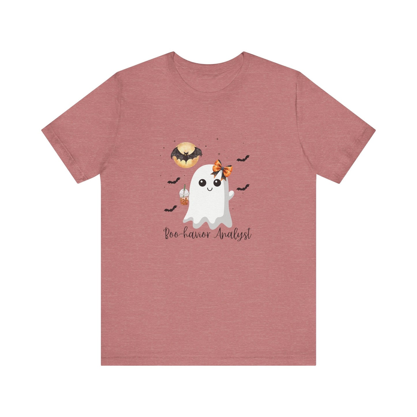 Cute Halloween Ghost Unisex Shirt for Behavior Analysts Printify