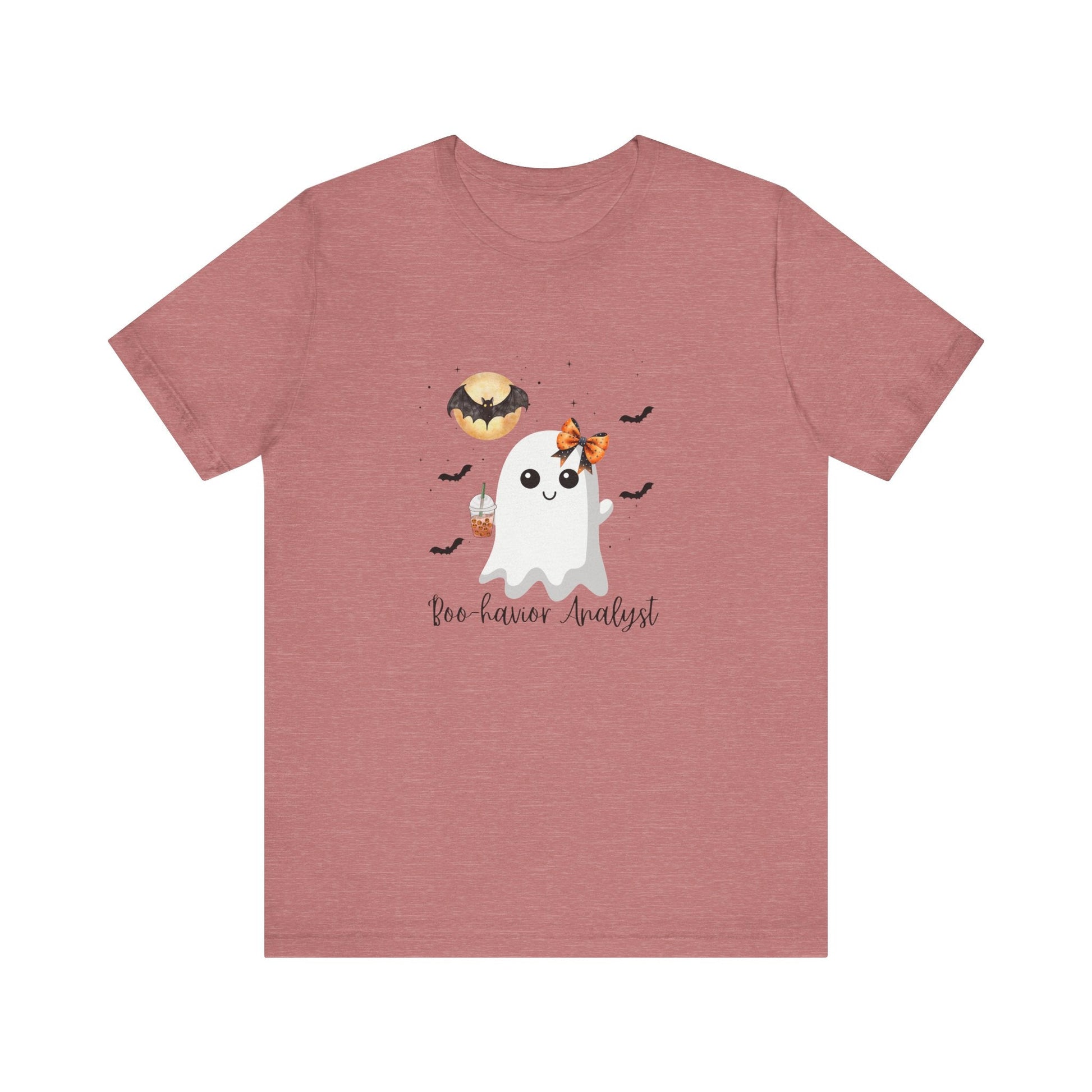 Cute Halloween Ghost Unisex Shirt for Behavior Analysts Printify