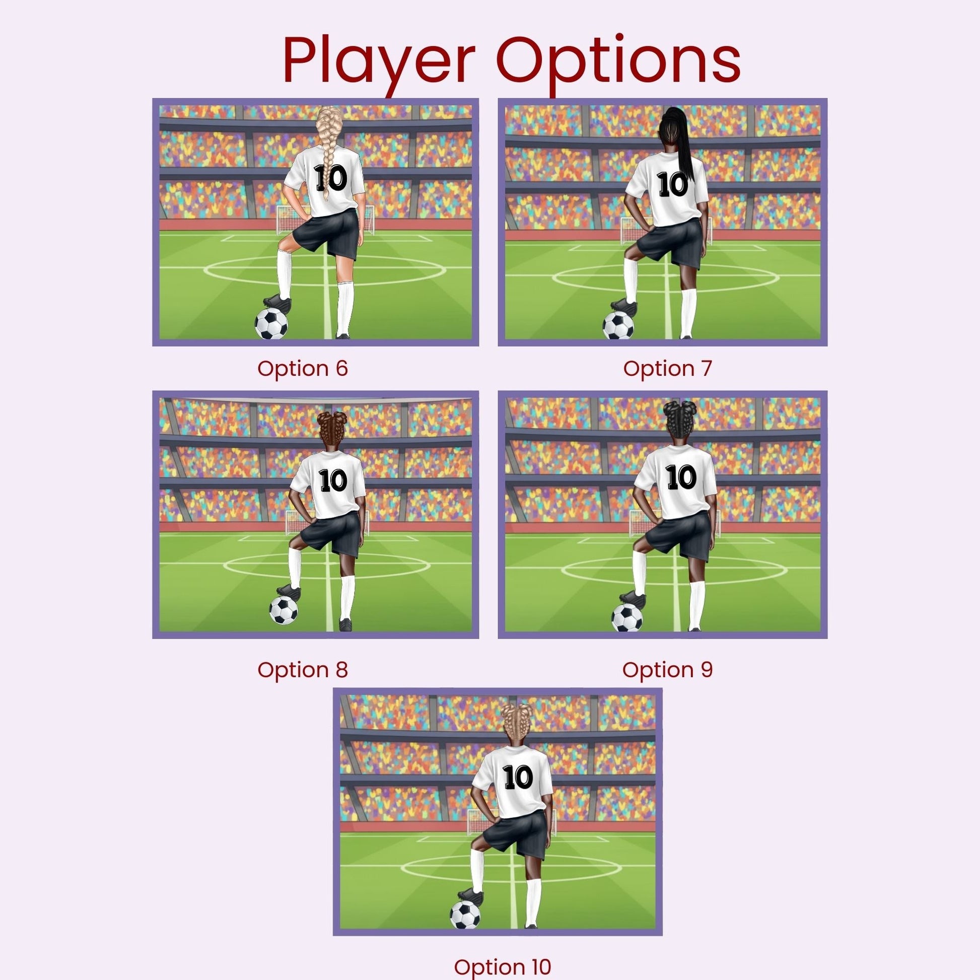 Personalized Girls’ Soccer Puzzle – Custom Name, Number & Hair Color (110 Pieces) Affordable ABA Materials