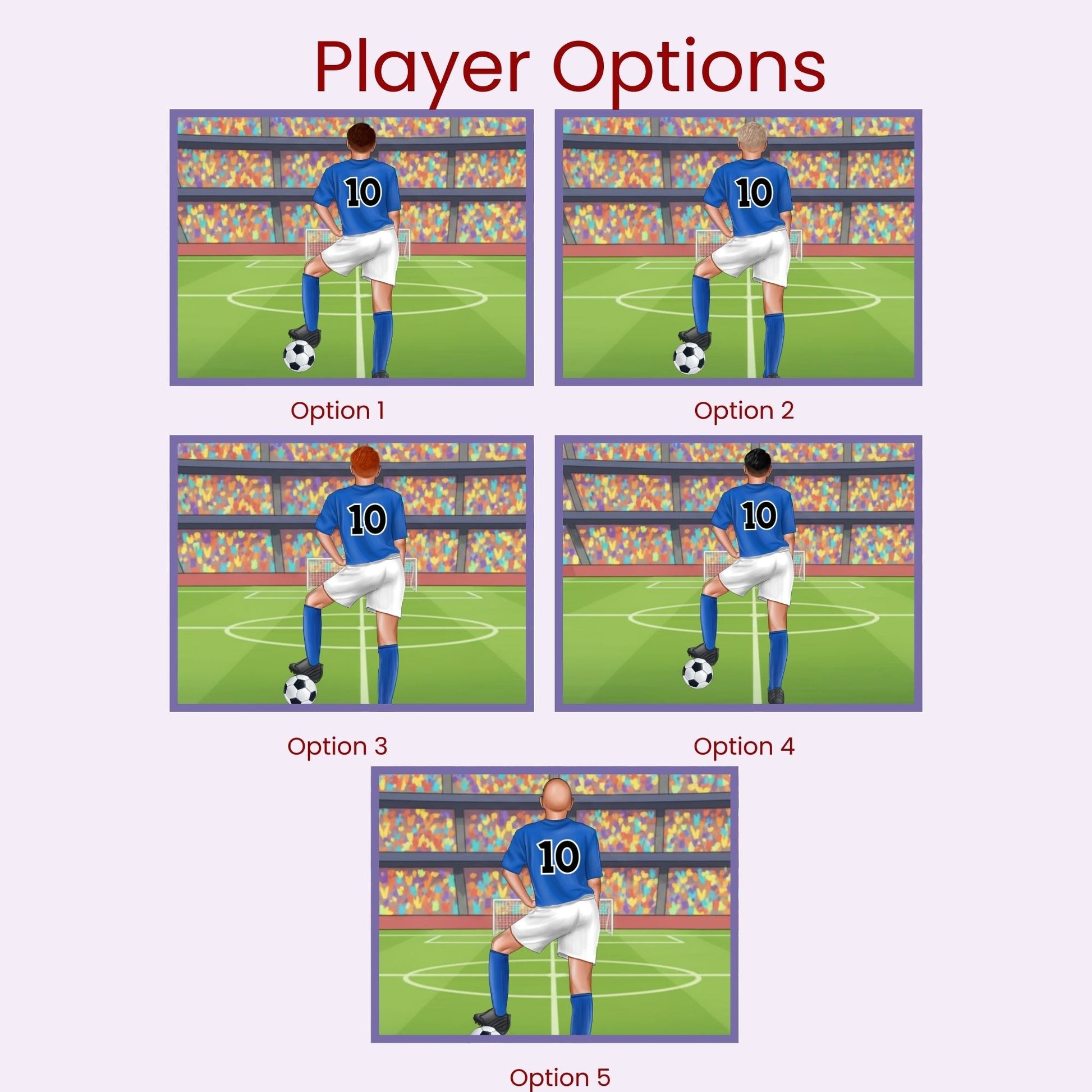 Personalized Boys Soccer Stadium Puzzle – Custom Name & Jersey Number (110 Pieces) Affordable ABA Materials