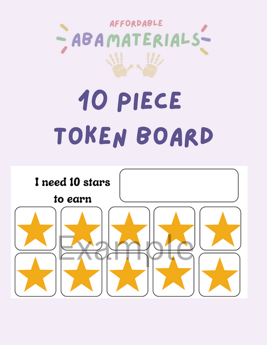 10-Piece Token Board Free Resource