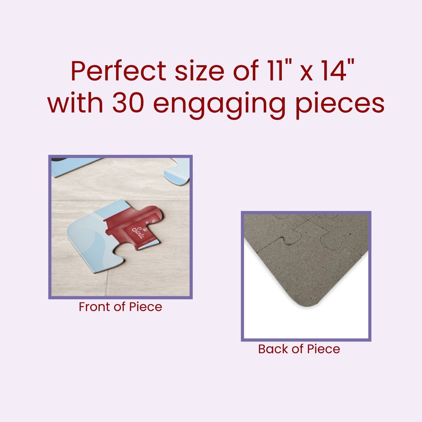 Personalized North Pole Christmas Puzzle – 30 Piece Kids Holiday Gift Printify