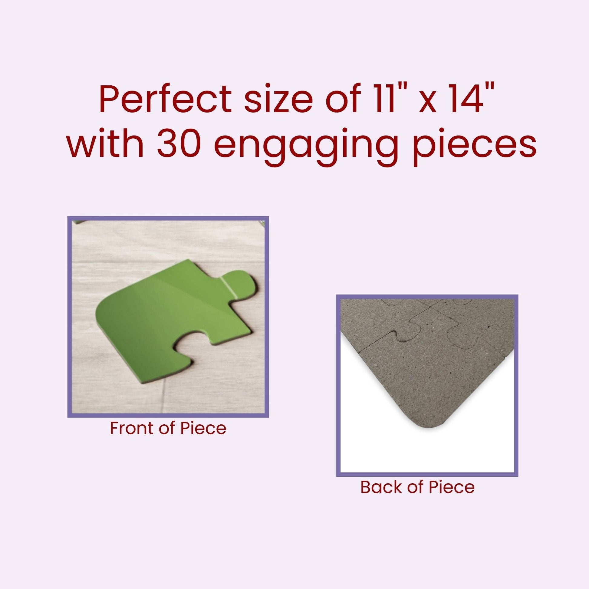 Personalized Girls’ Soccer Puzzle – Custom Name, Number & Player Style (30-Piece Puzzle) Printify