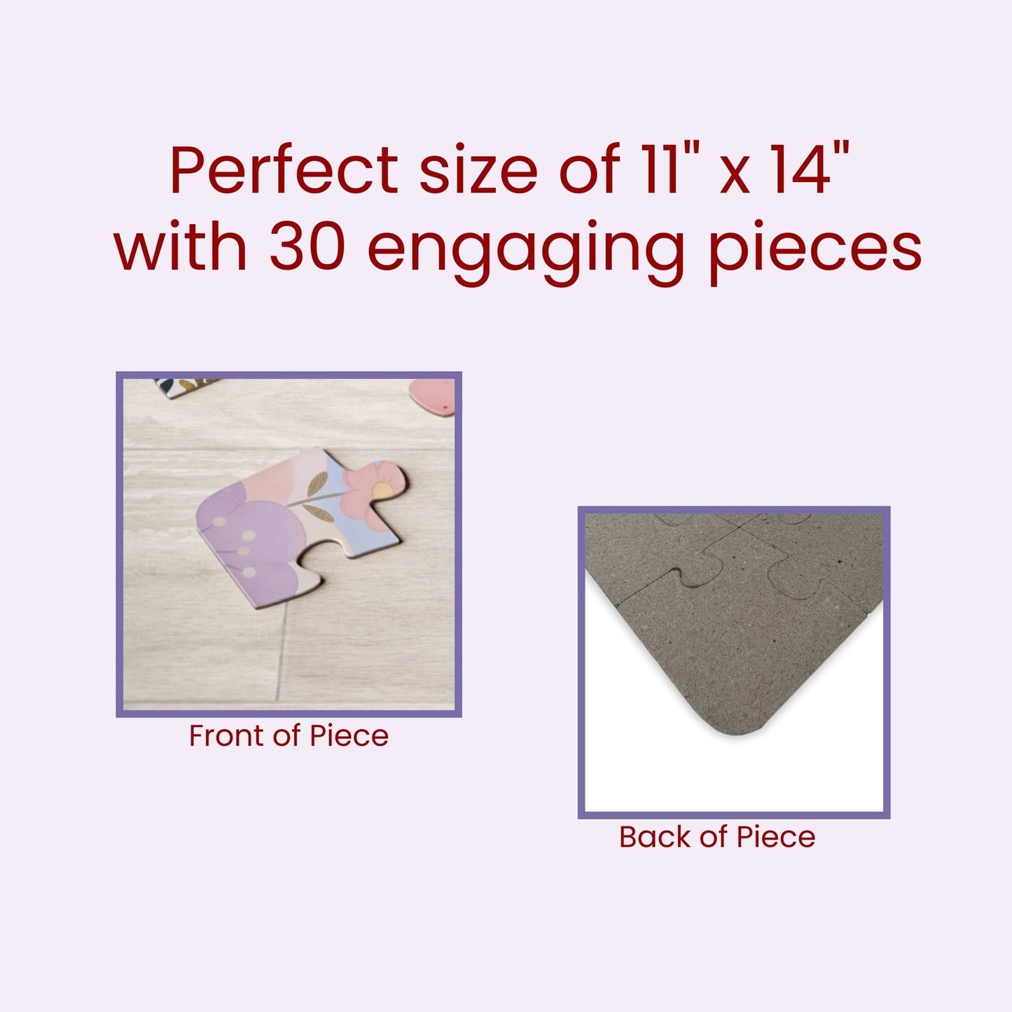 Custom Unicorn Name Puzzle – 30-Piece Personalized Puzzle for Kids Printify