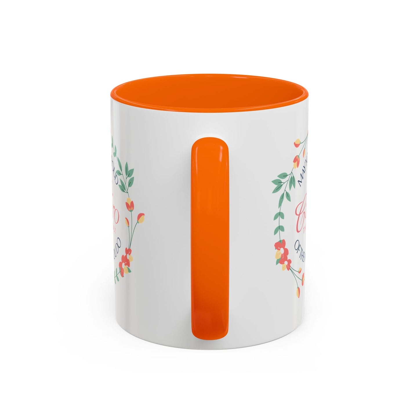 Personalized “May You Be Proud” Floral Accent Mug – Custom Name Gift for Teachers, Mentors & Helpers Affordable ABA Materials