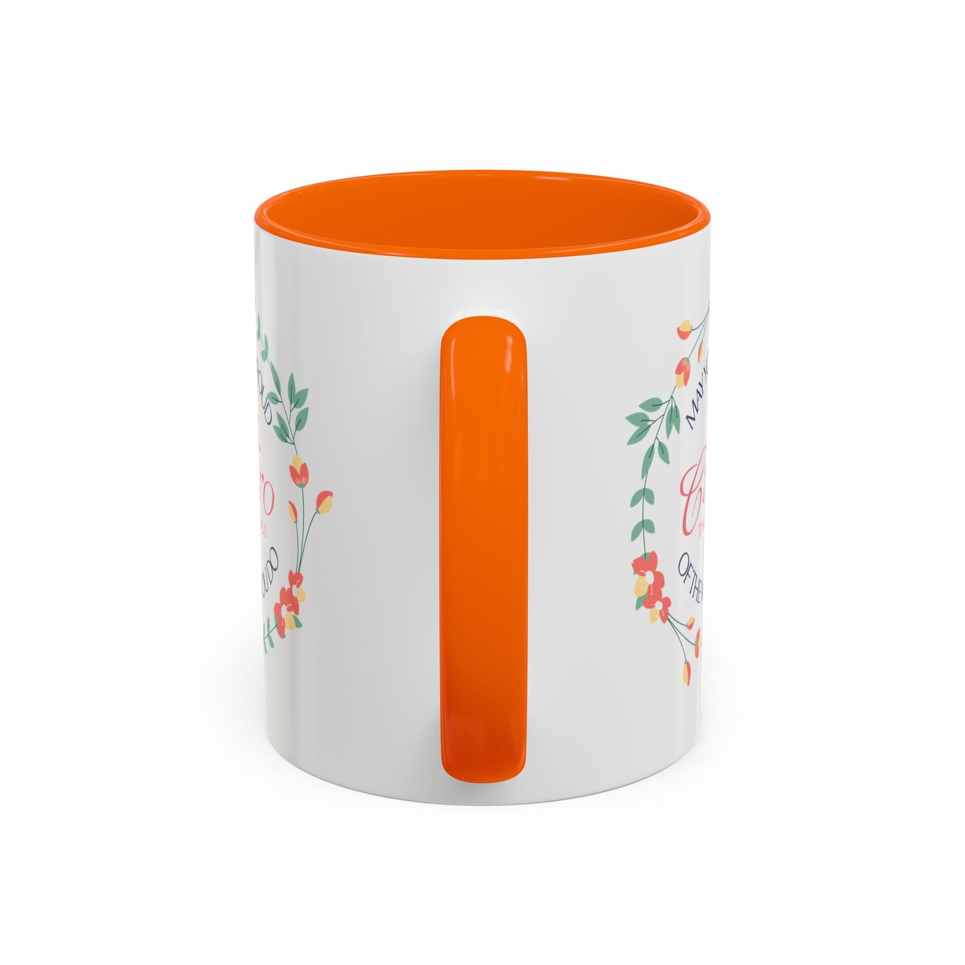 Personalized “May You Be Proud” Floral Accent Mug – Custom Name Gift for Teachers, Mentors & Helpers Affordable ABA Materials