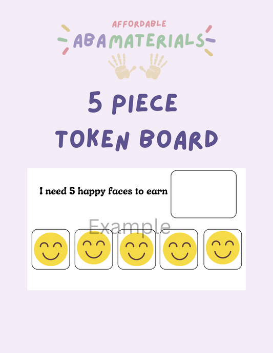 5-Piece Token Board Free Resource