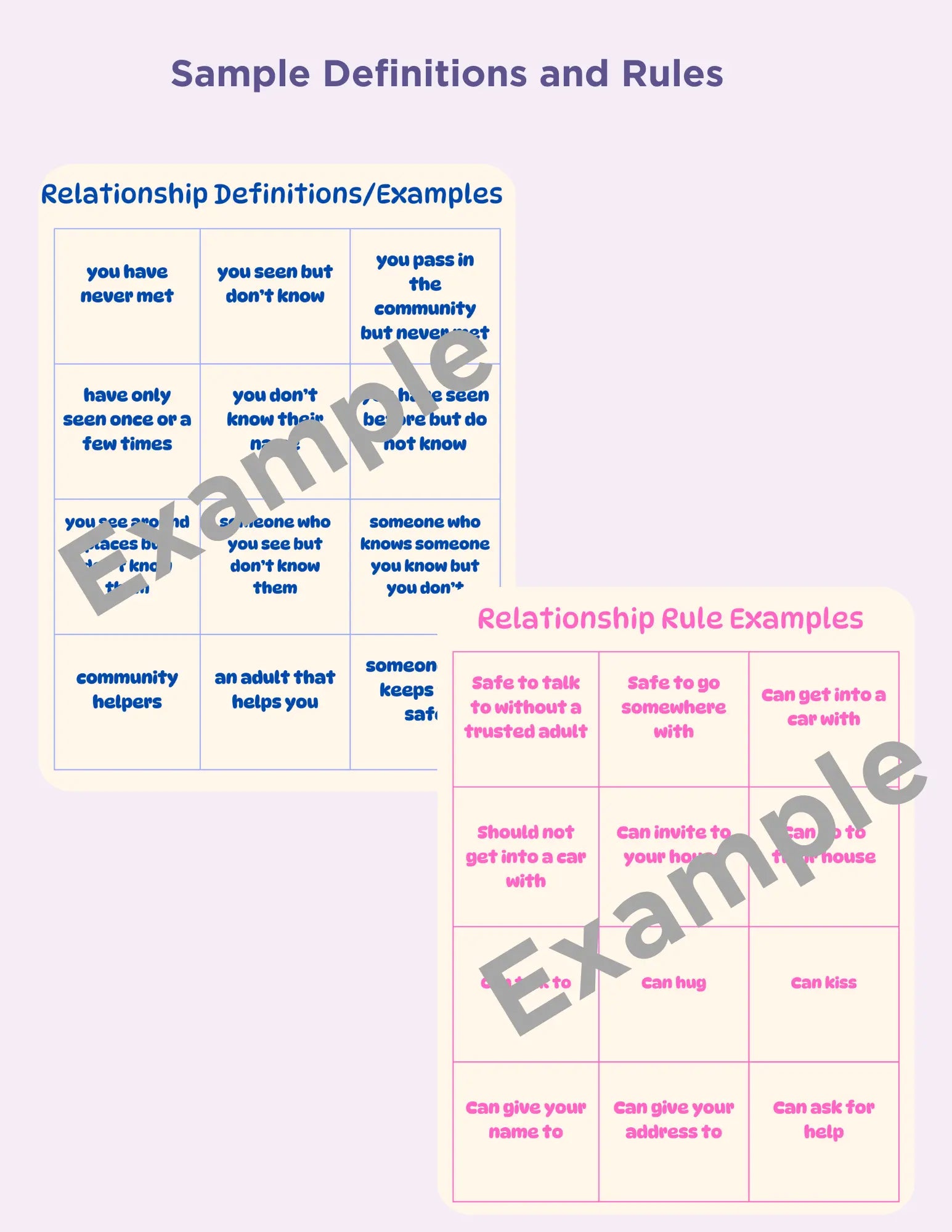 Relations of Others Printable Teaching Resource-Understanding Relationships of People in Your World Learning Pack Learn Categories of People from Family to Strangers Affordable ABA Materials