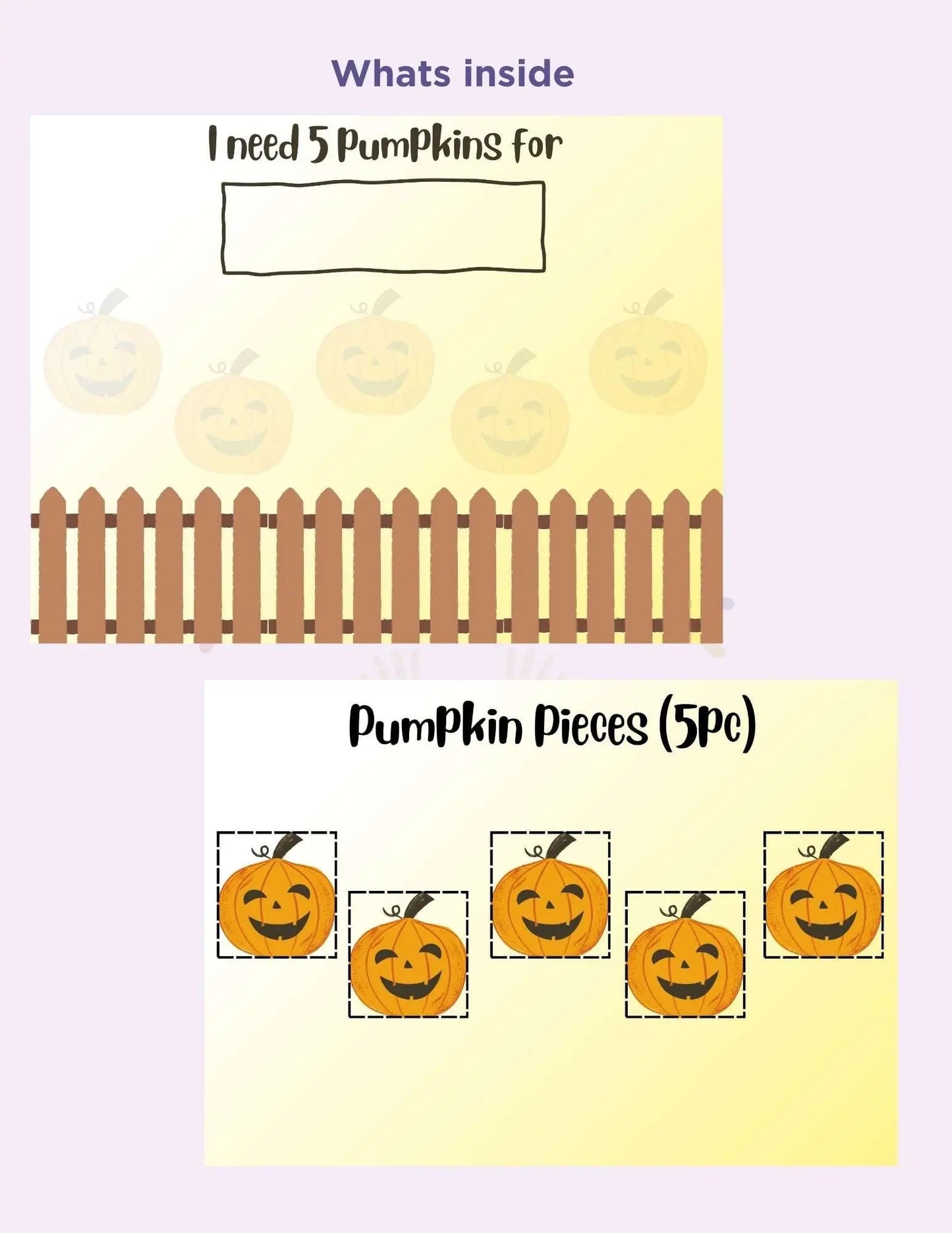 Spooky Halloween Pumpkin Token Board-Printable 5 Piece Token Economy Reward System Affordable ABA Materials