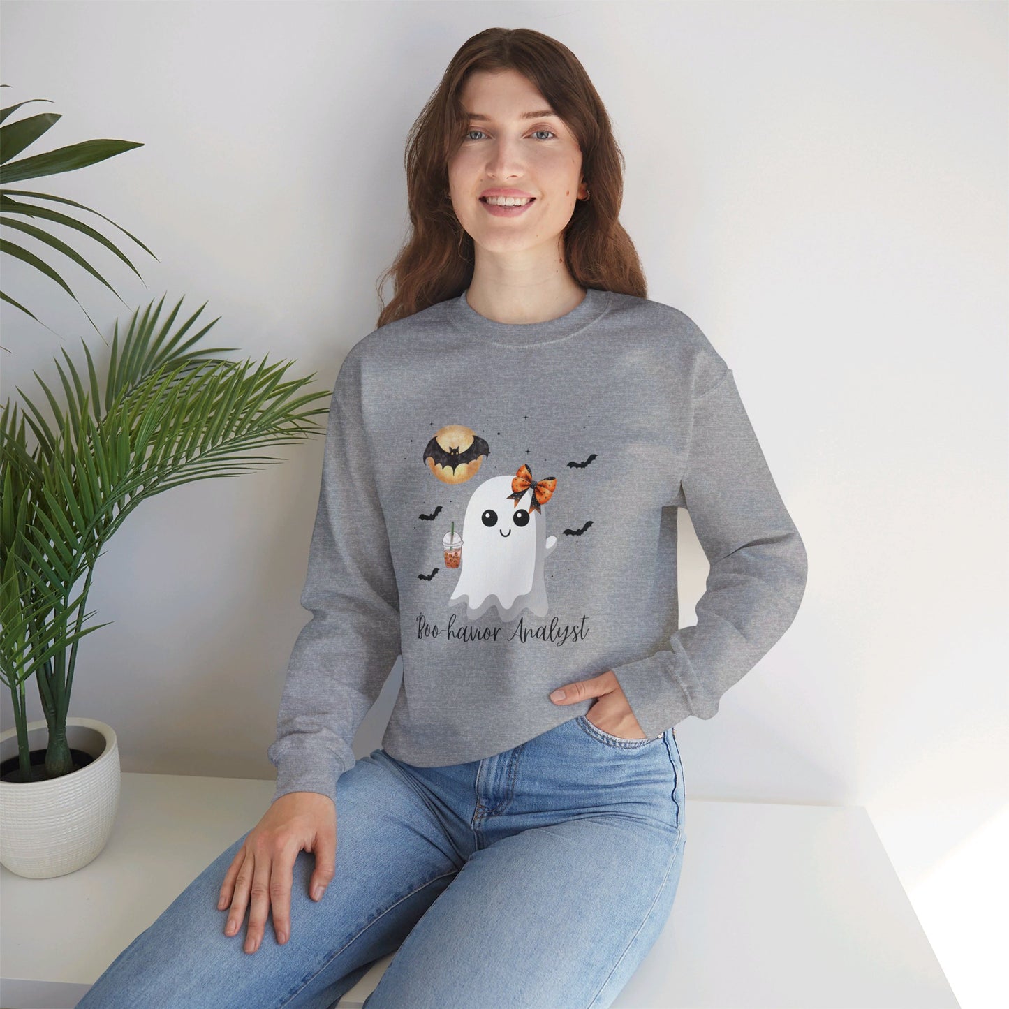 Boo-havior Analyst Halloween Sweatshirt Printify