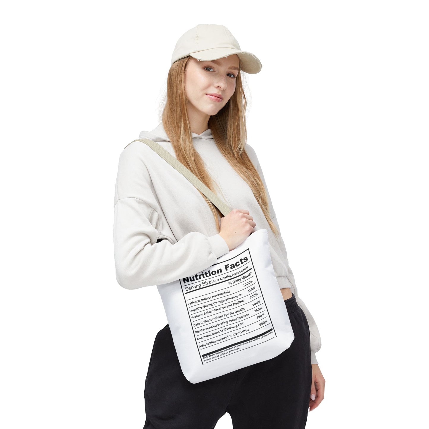 Behavior Technician Nutrition Facts Tote Bag